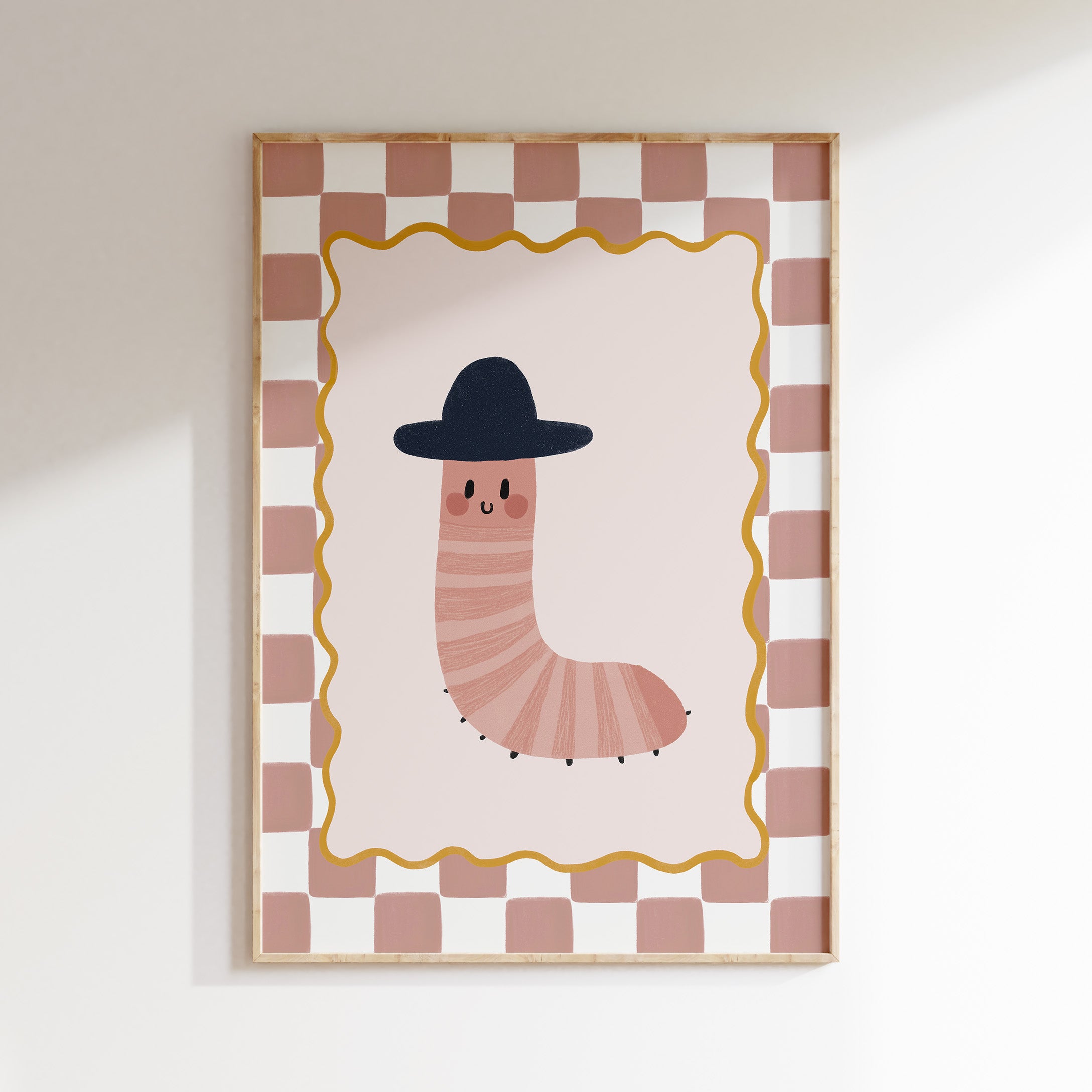 Children's room print - Walter Worm