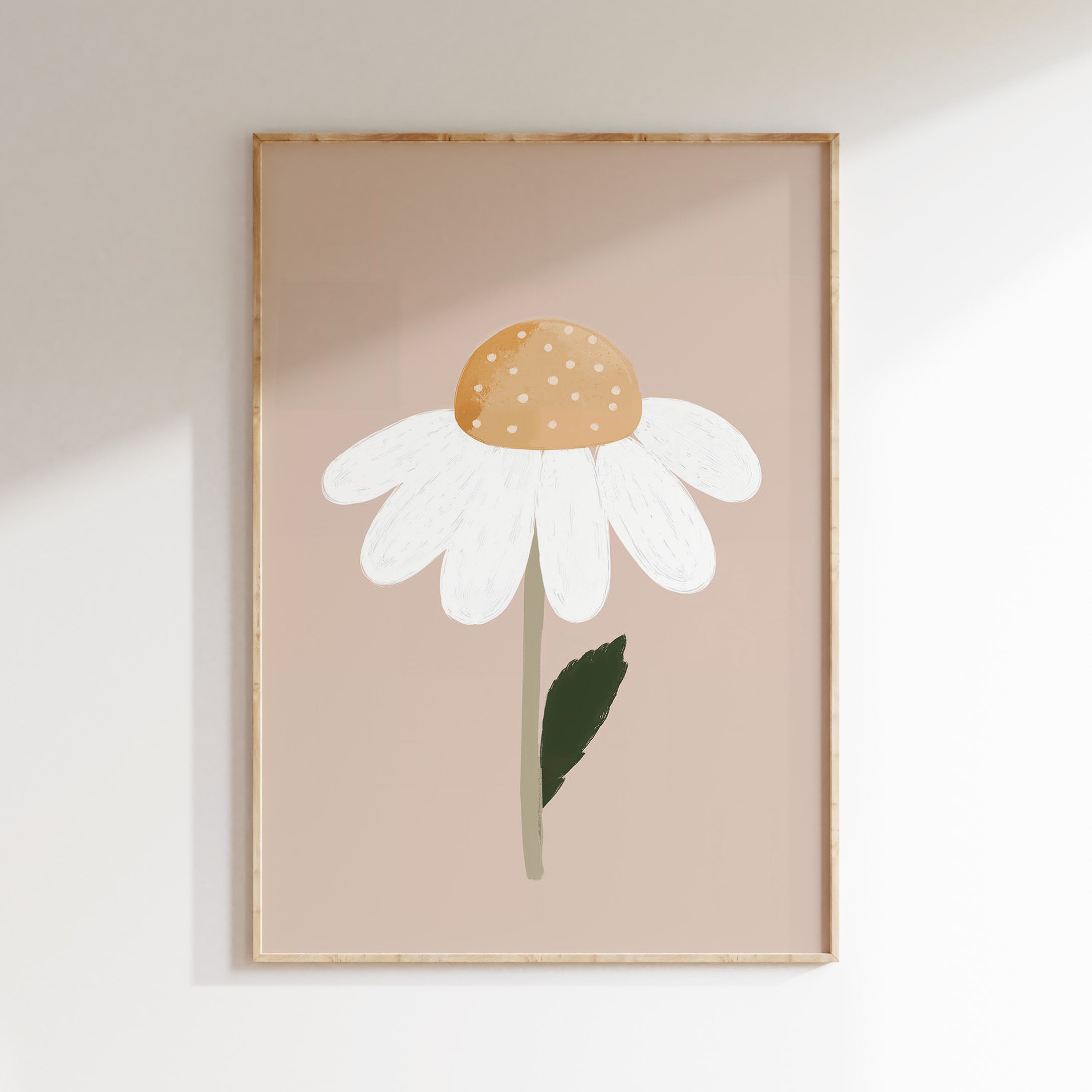 Kinderkamer print - Lieve bloem