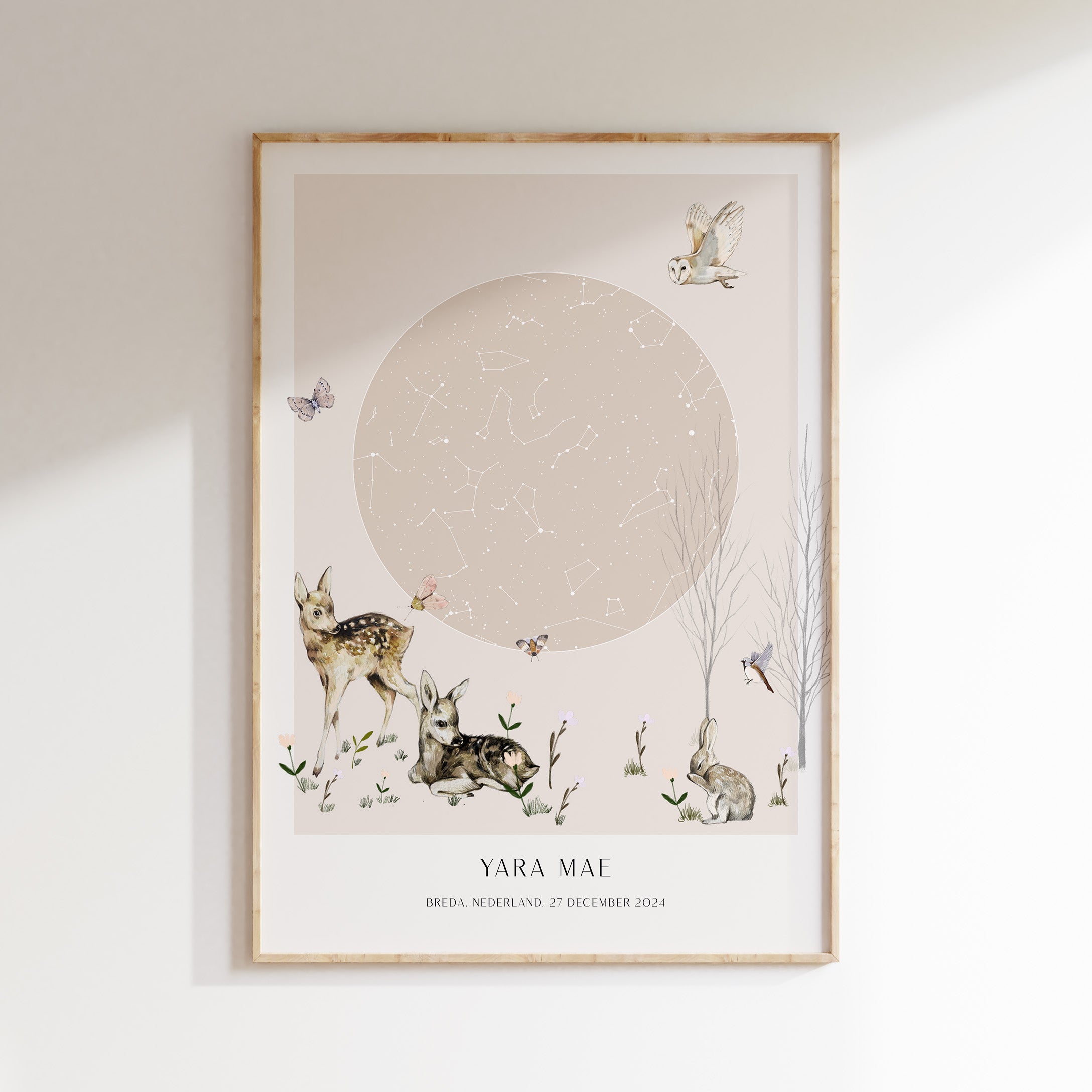 Sterrenhemel poster | Bosdieren