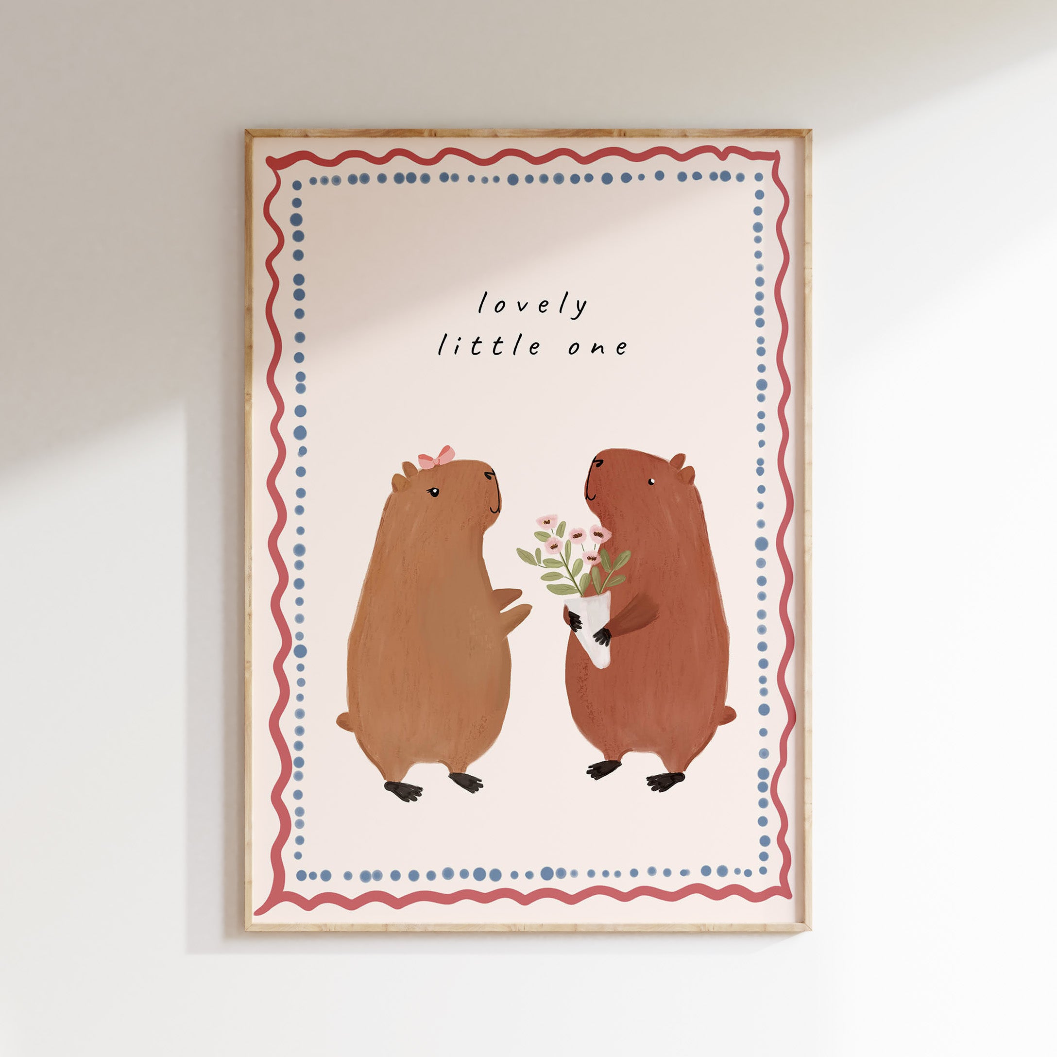 Kinderkamer print - Lovely little one