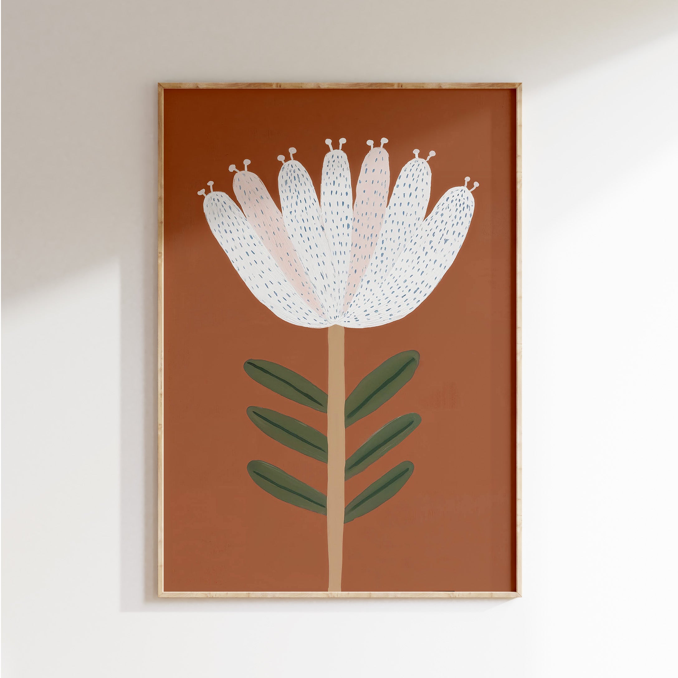 Nursery print - Abstract flower