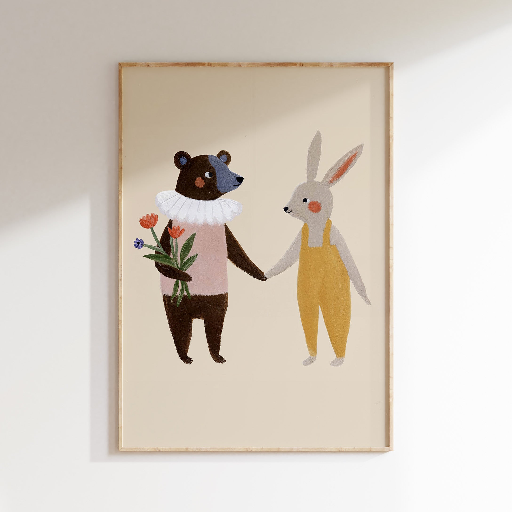 Kinderkamer print - Beste vriendjes