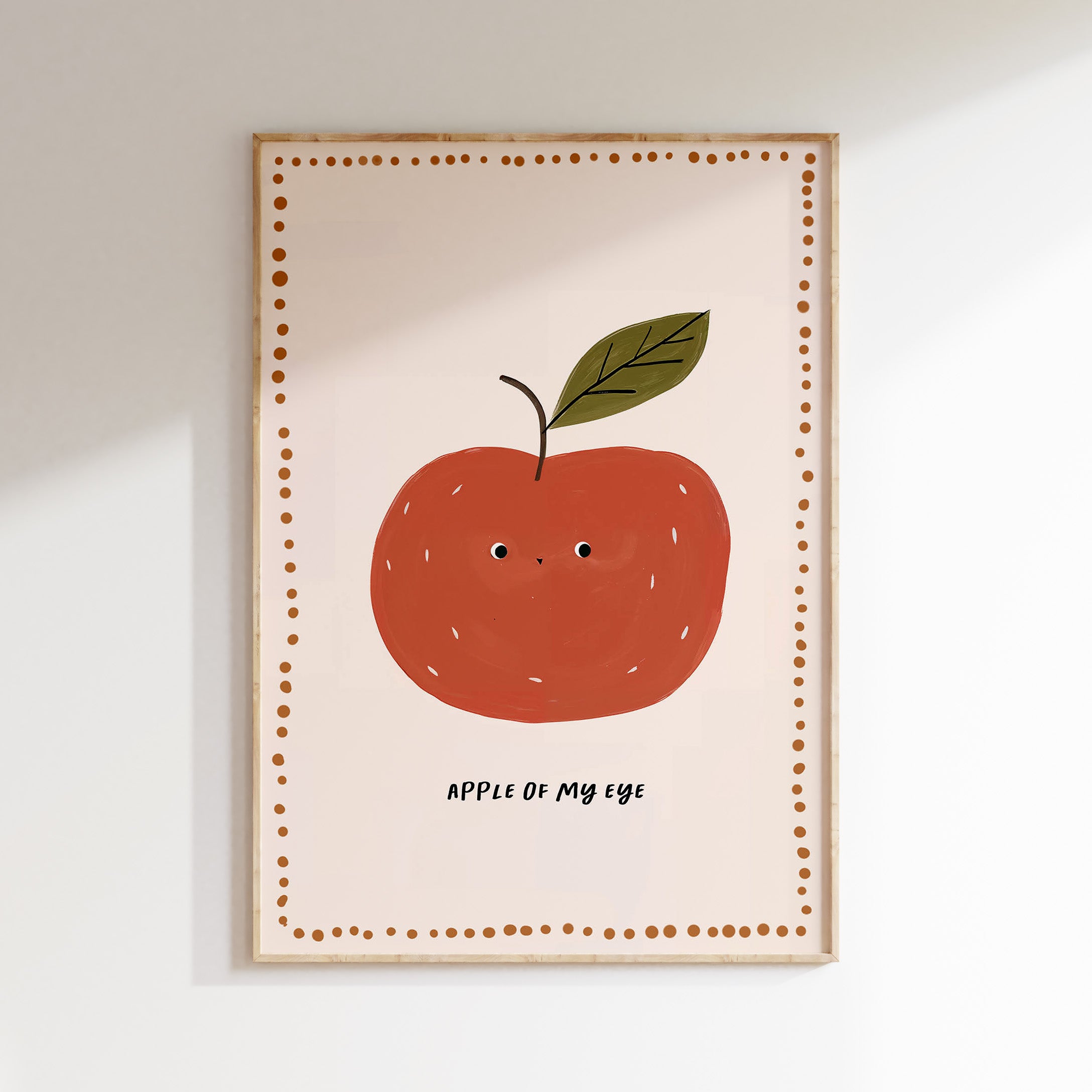 Children's room print - Apple of my eye