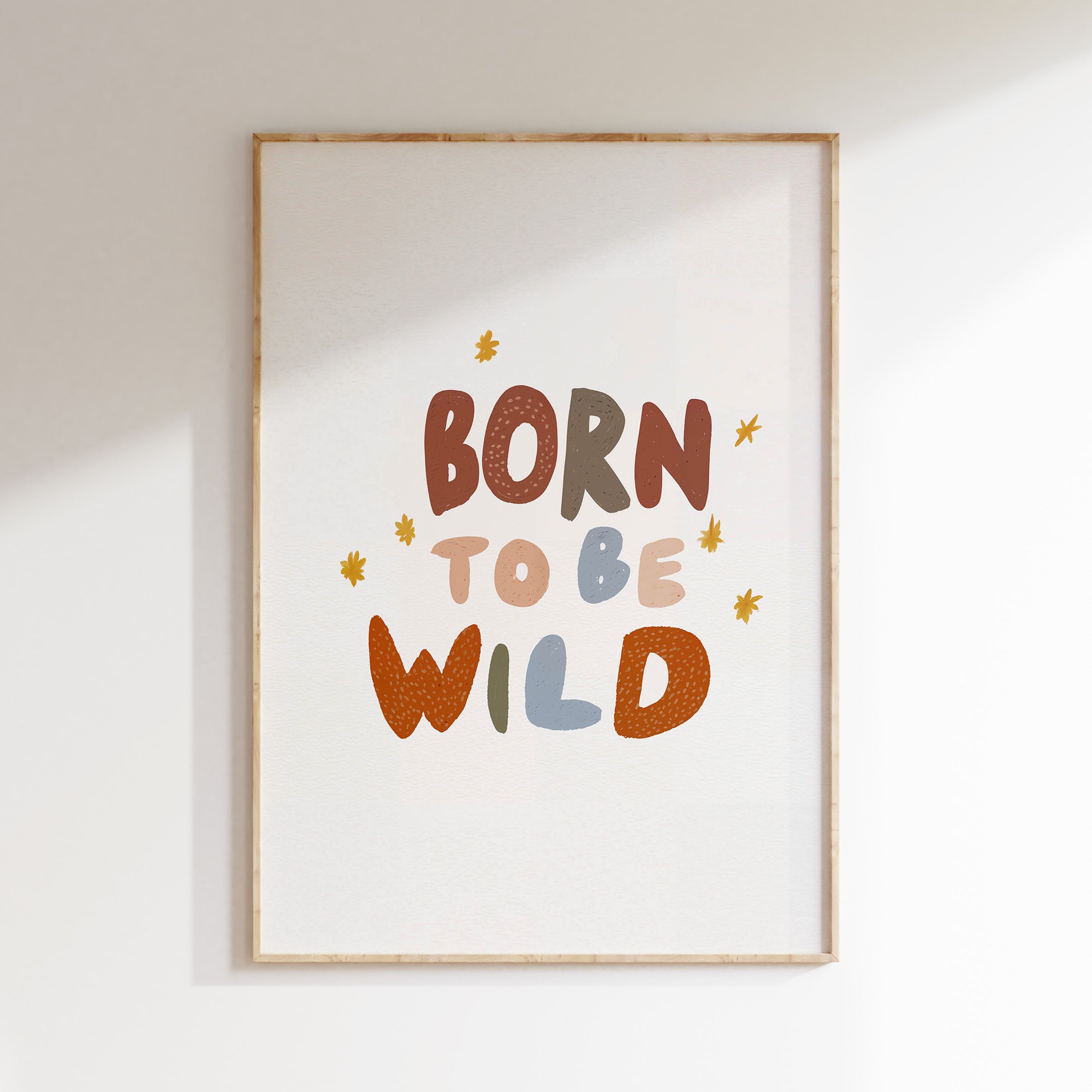 Kinderkamer print - Born to be wild
