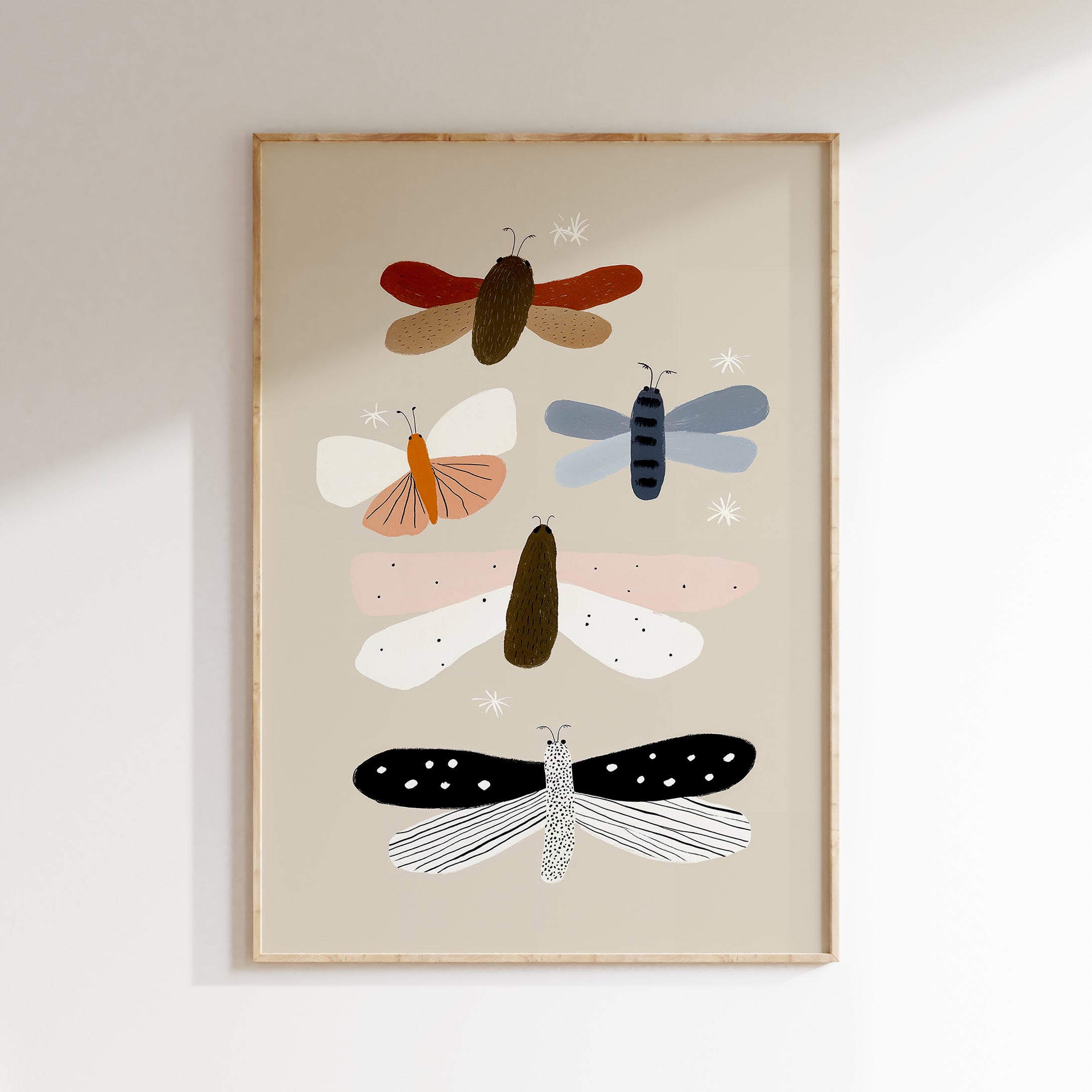 Kinderkamer print - Libellen