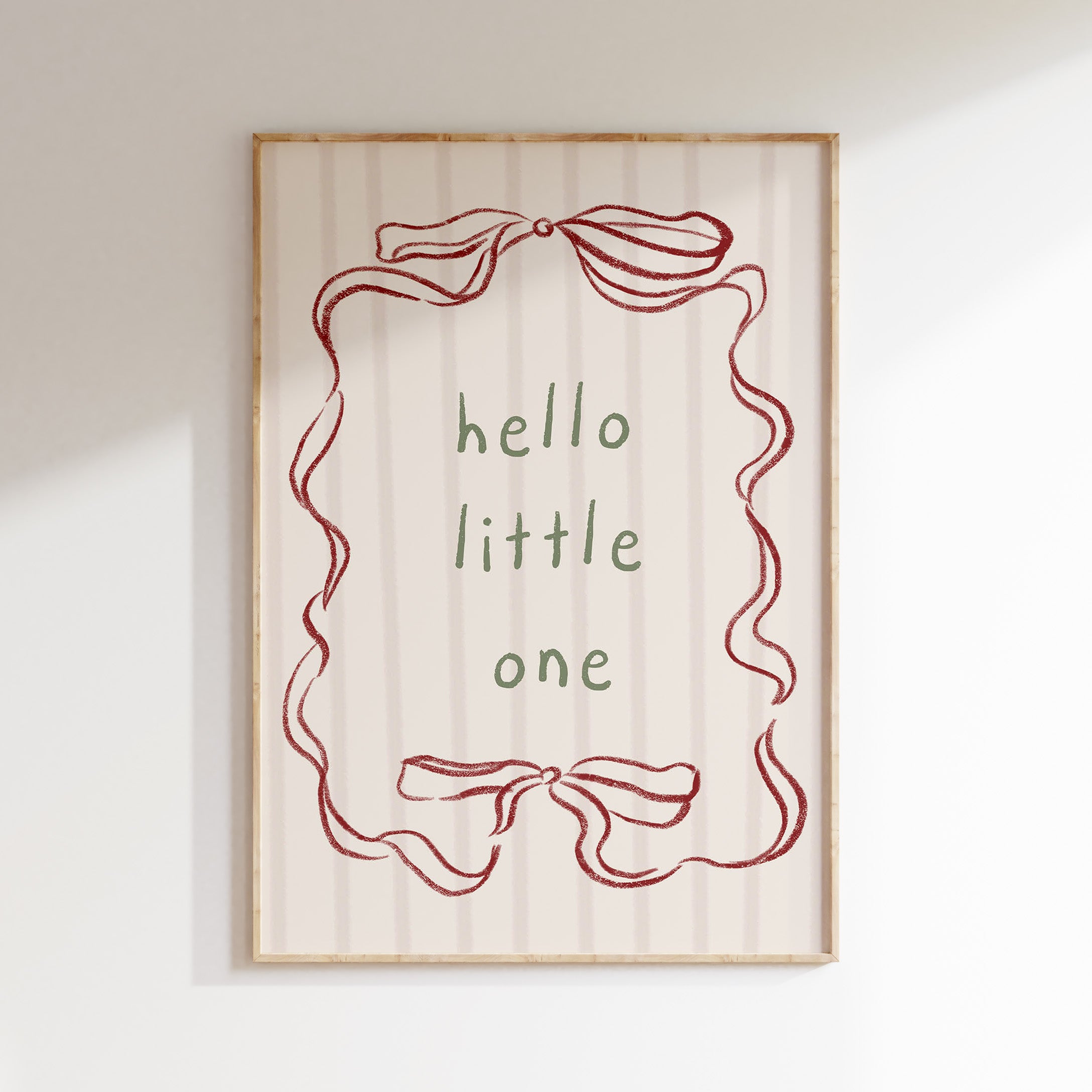 Kinderkamer print - Hello little one