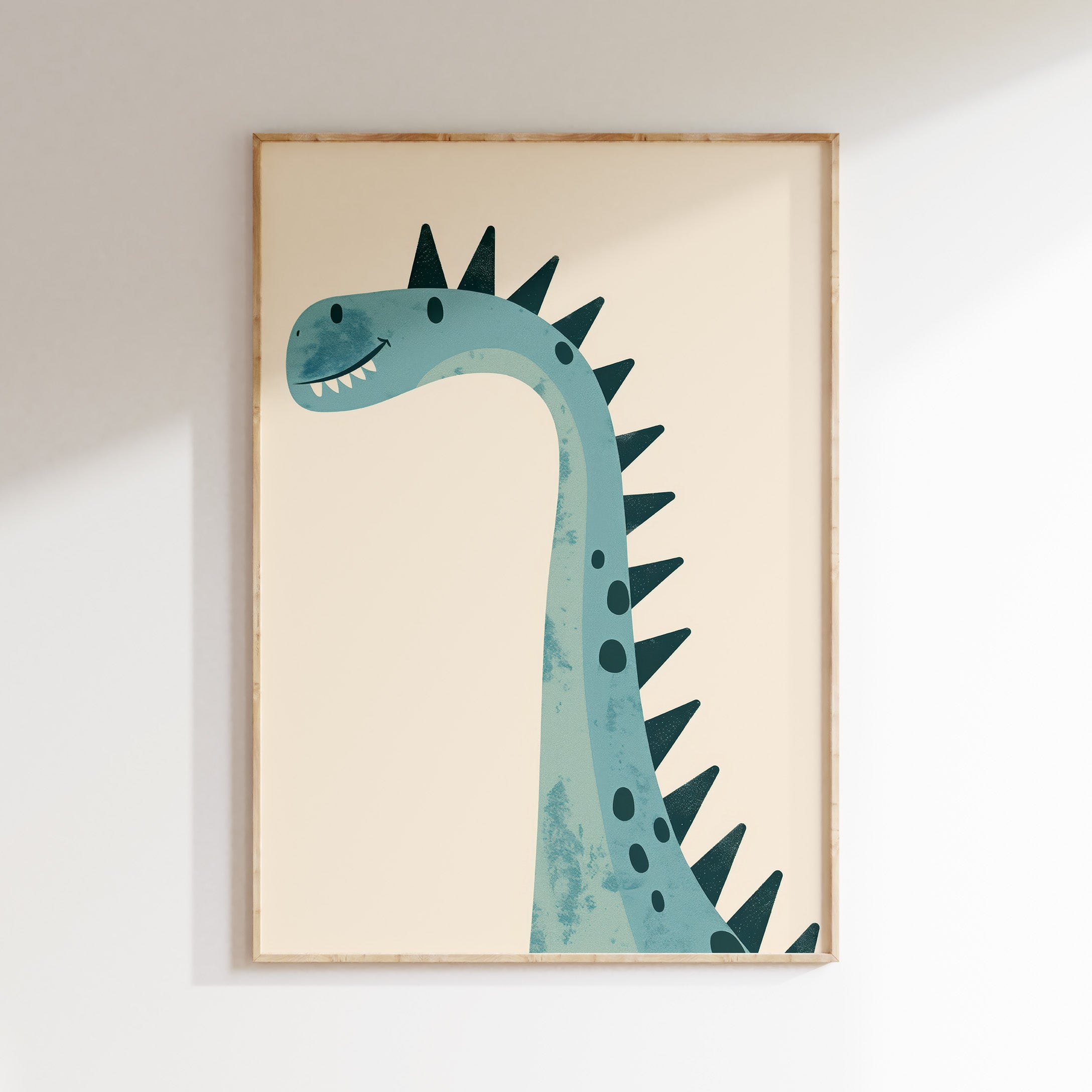Children's room print - Happy dino