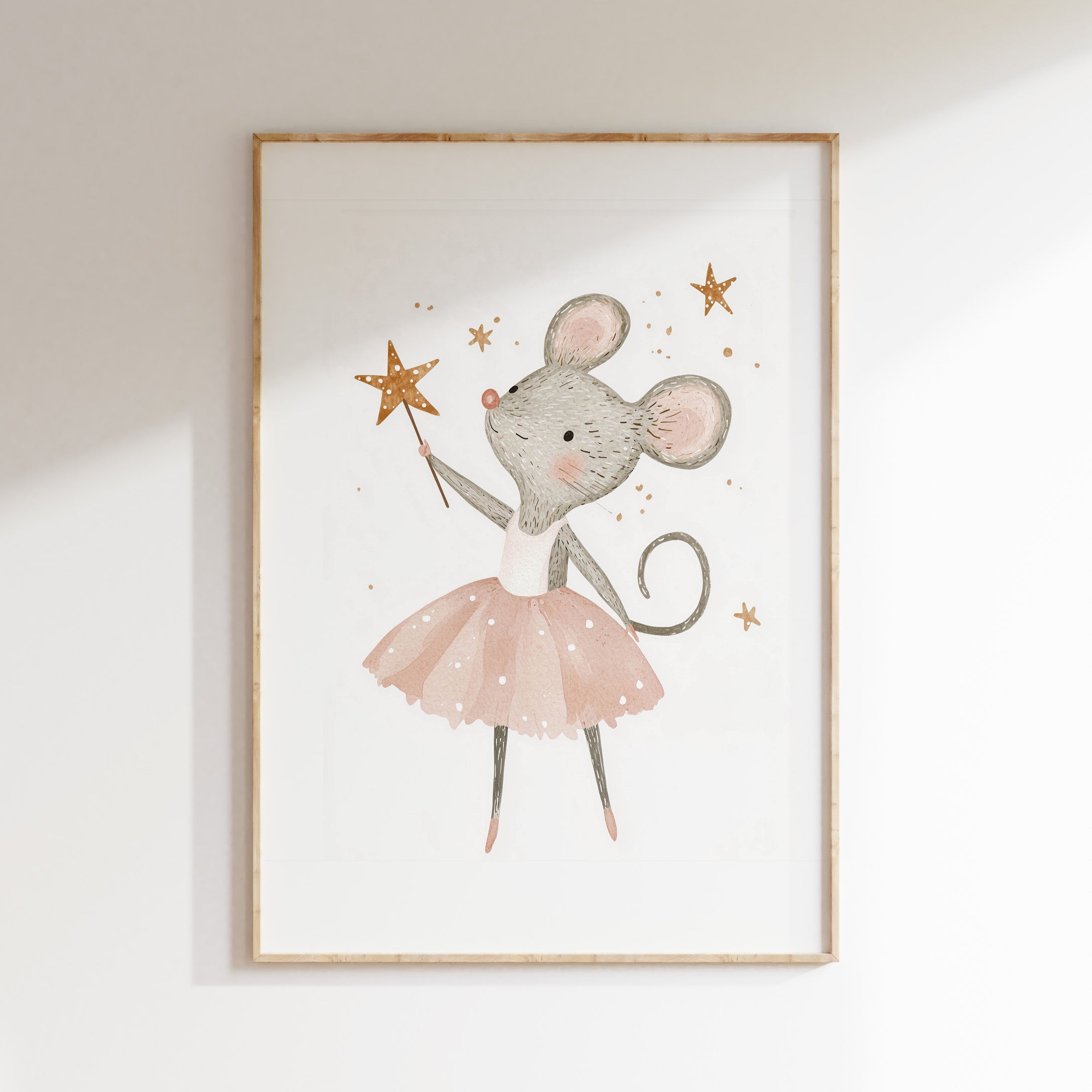 Children's room print - Mouse princess