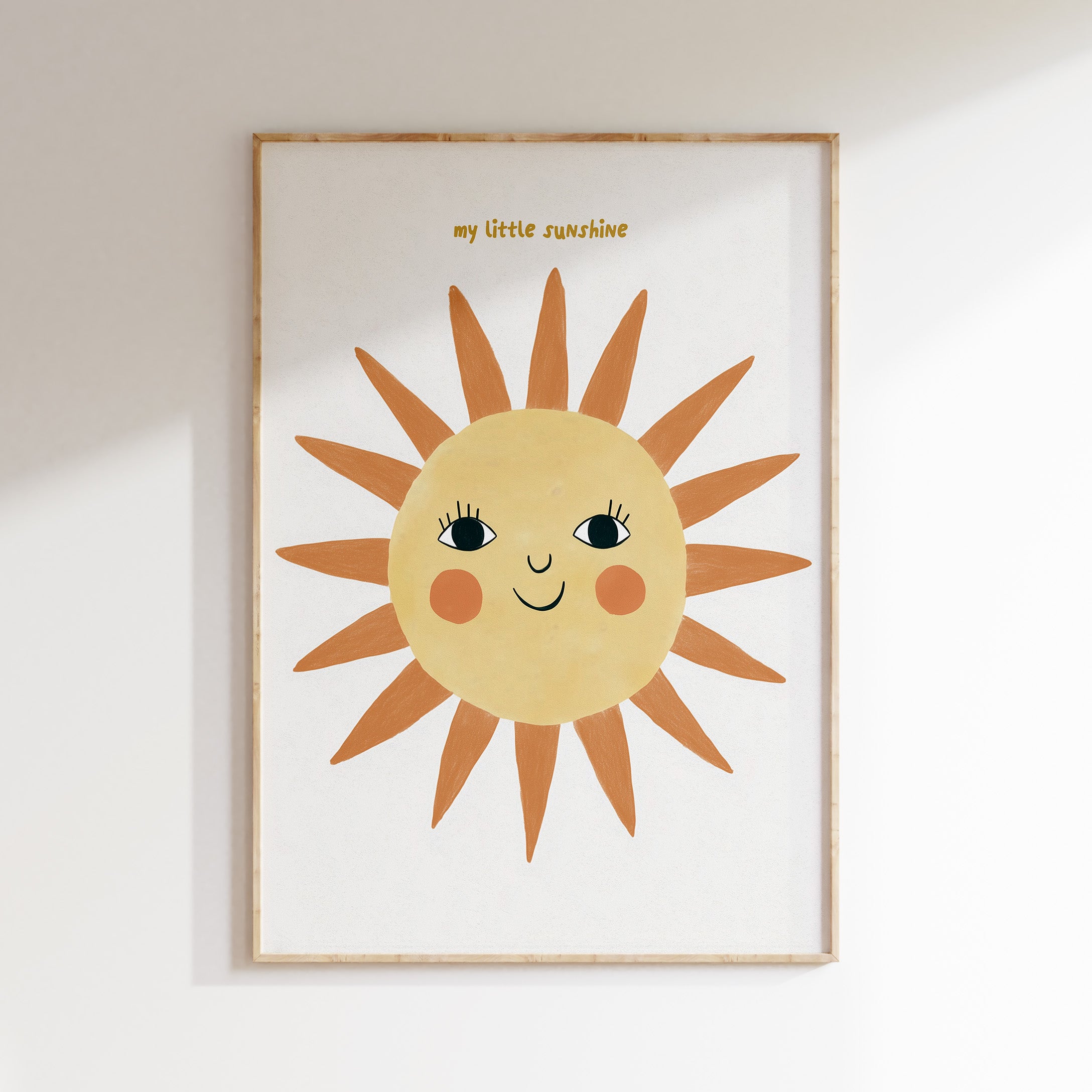 Children's room print - Sun
