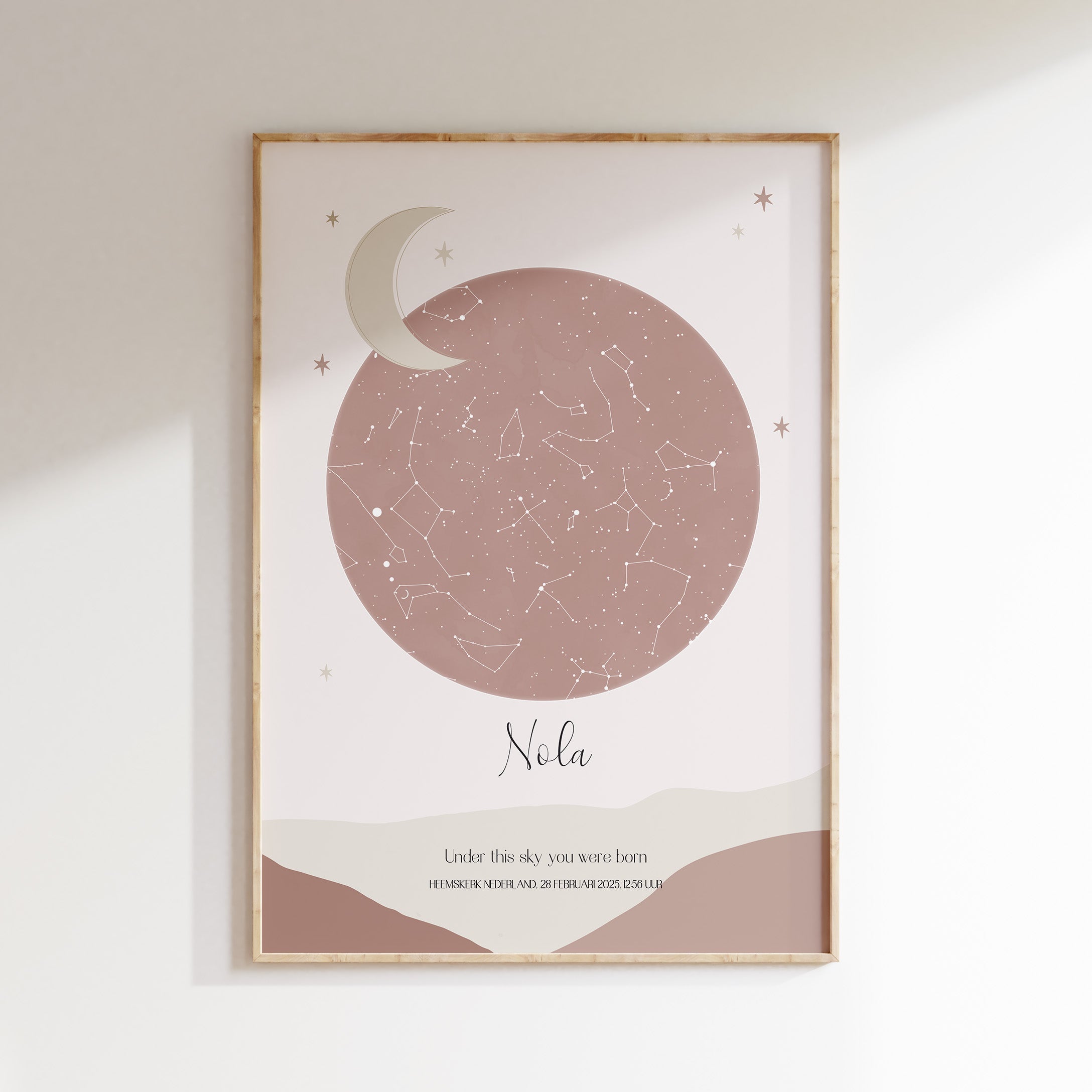 Sterrenhemel poster | PINK DAWN