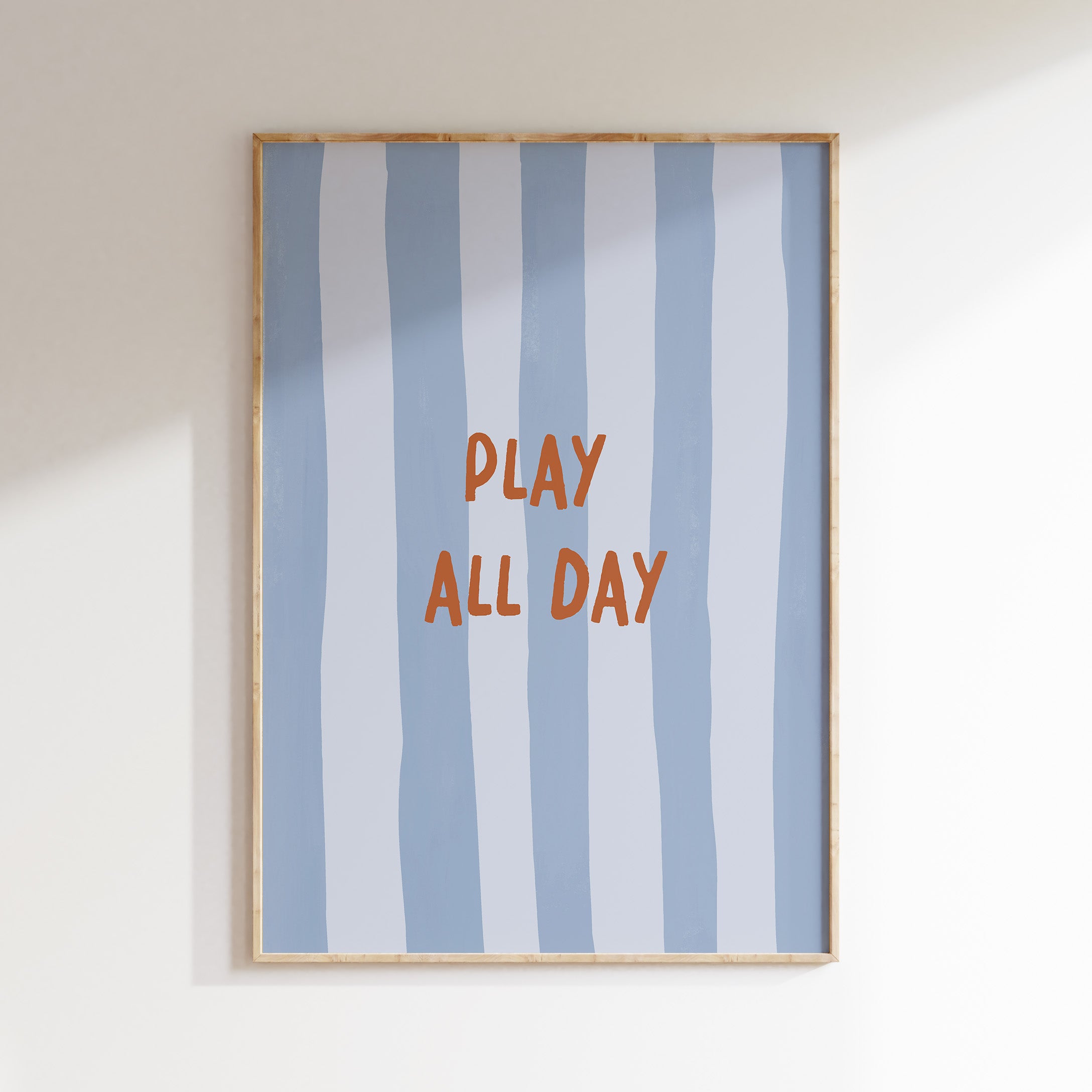 Kinderkamer print - Play all Day