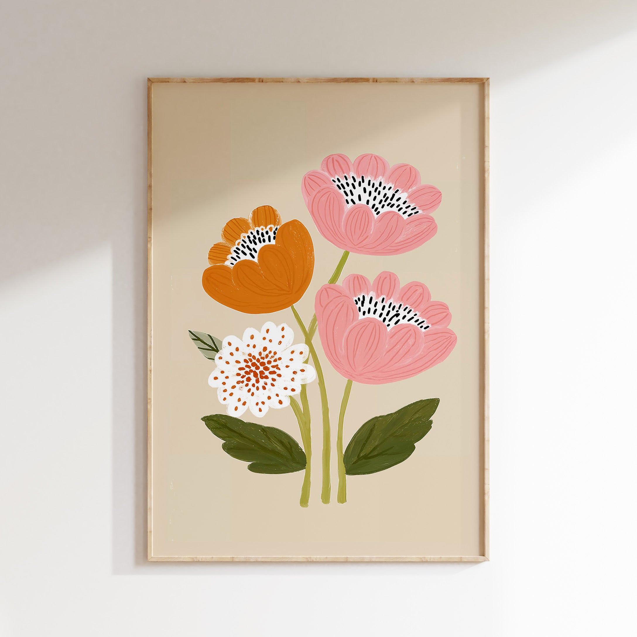 Children's room print - Floral splendor