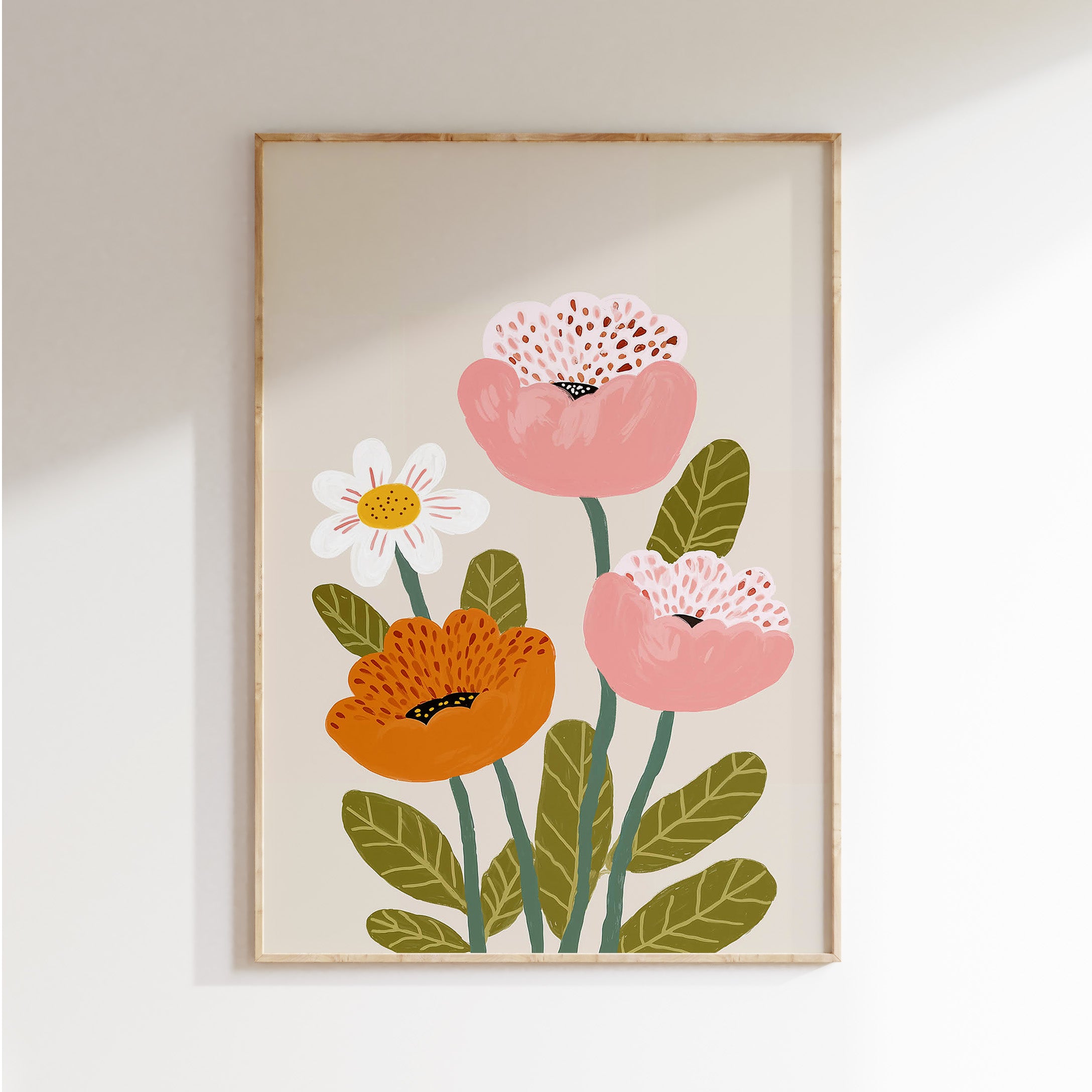 Nursery print - Flower bouquet