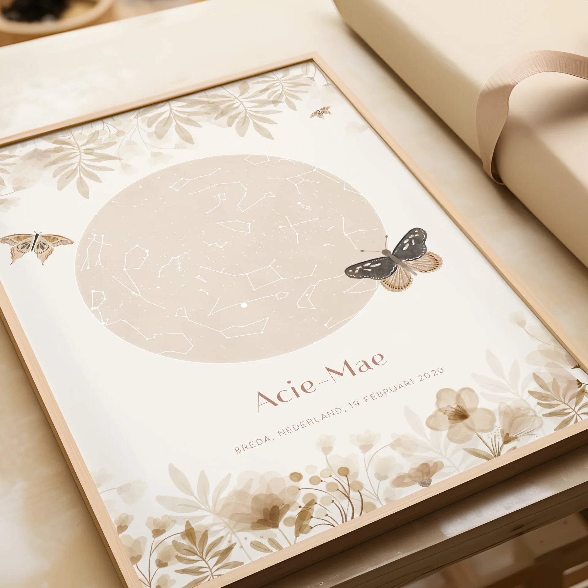 Sterrenhemel poster | Vintage field