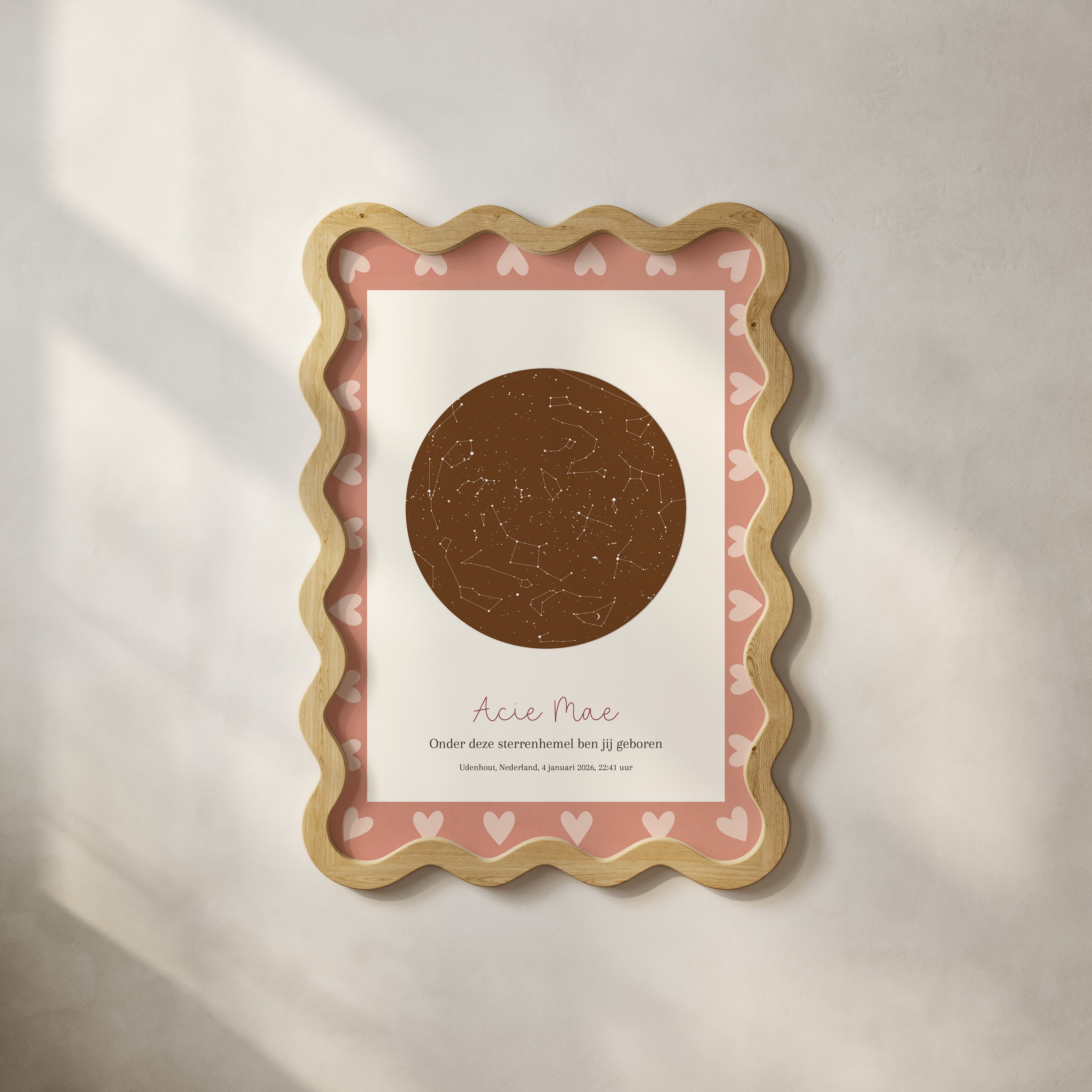 Sterrenhemel poster - Hartjes