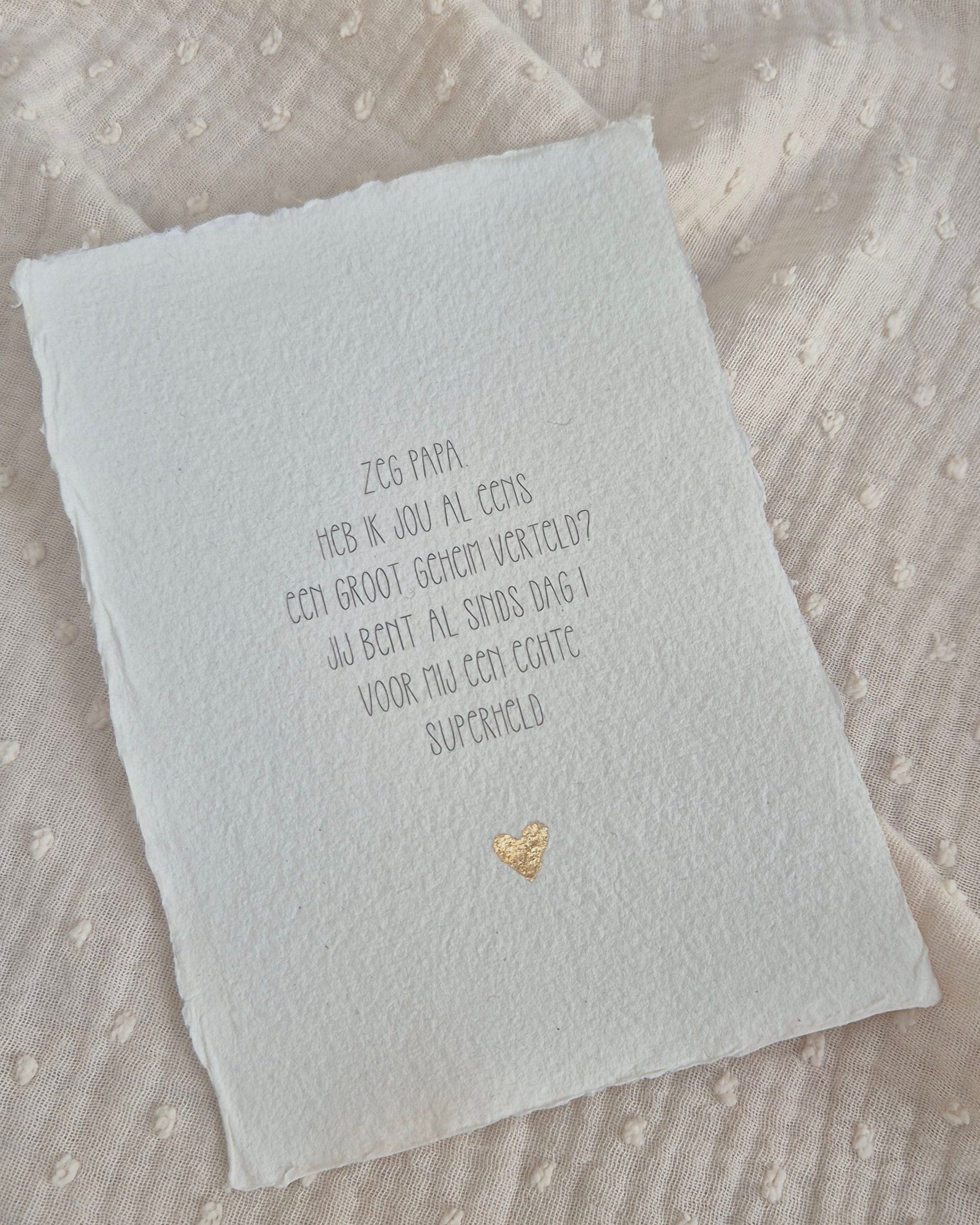 Gedichtje voor papa – Zeg papa