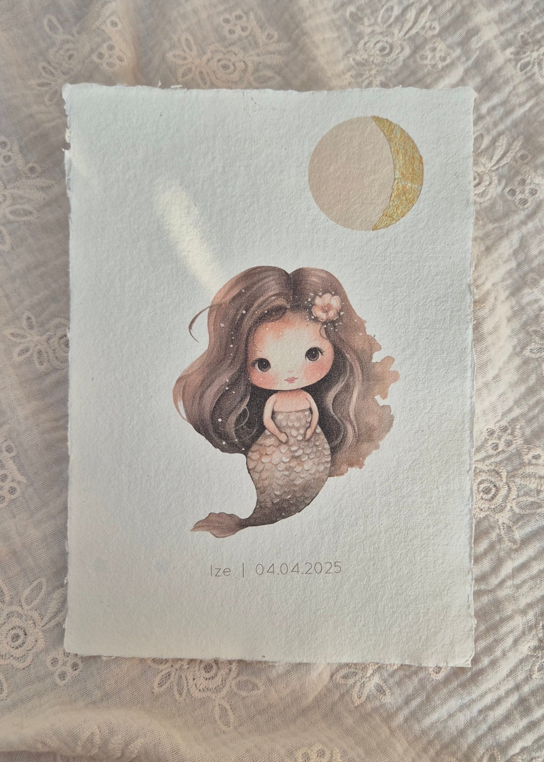 Maanstand poster - Mermaid