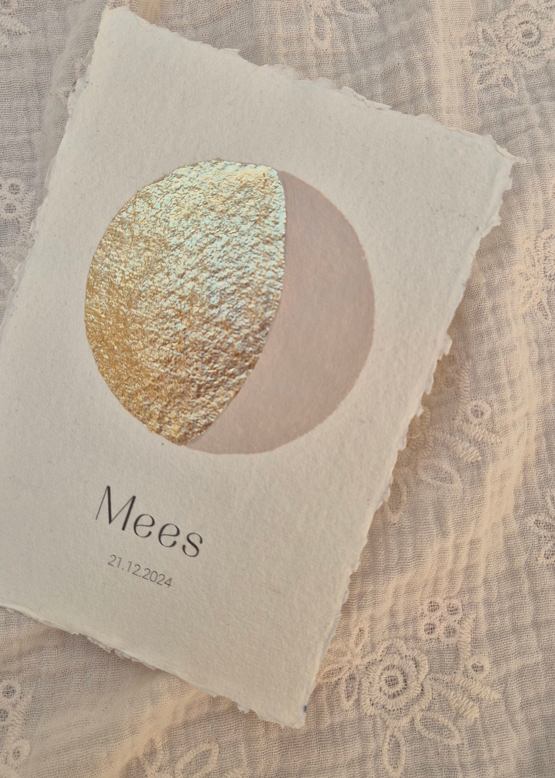 Maanstand poster - Zand