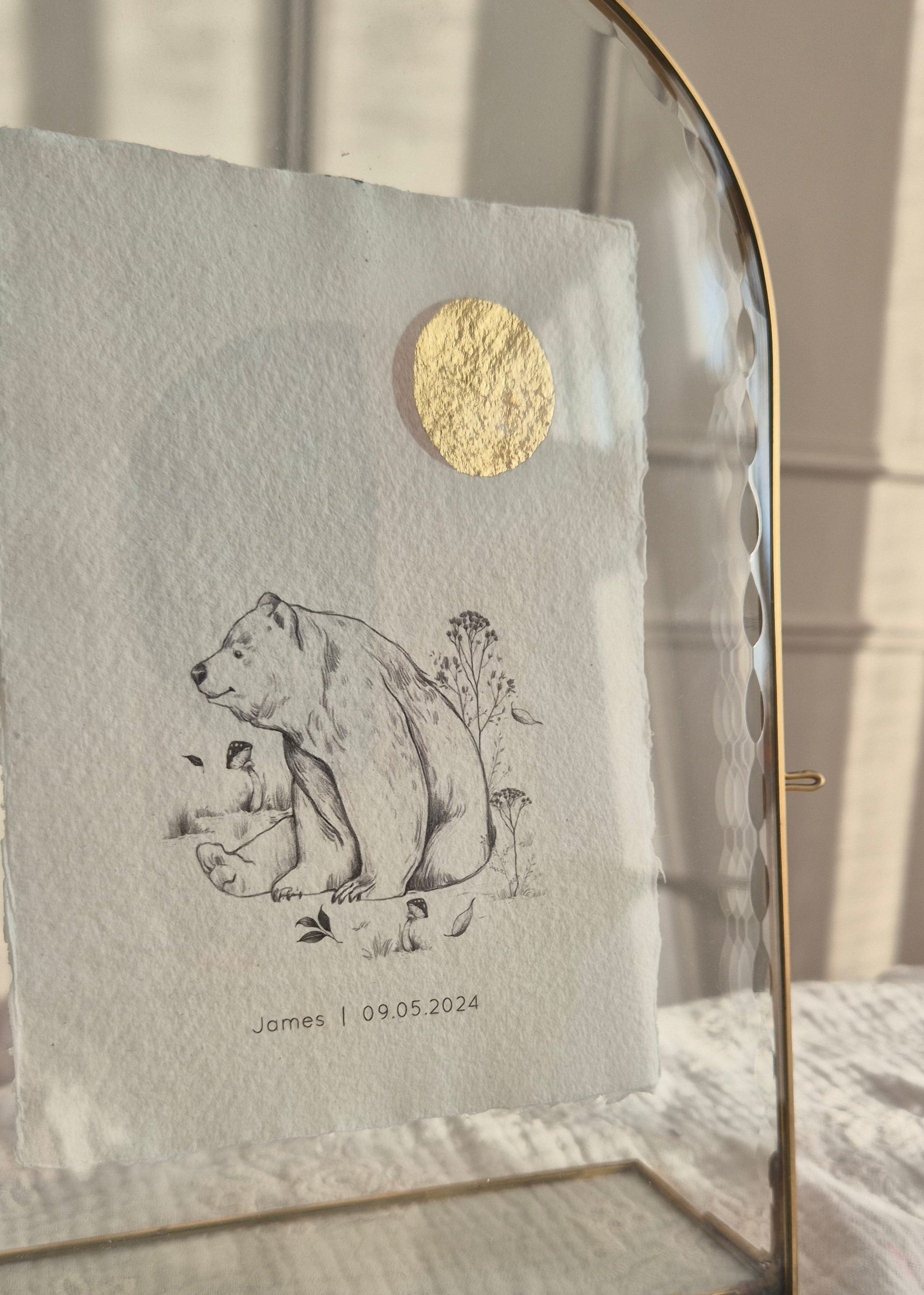 Maanstand poster - Beer