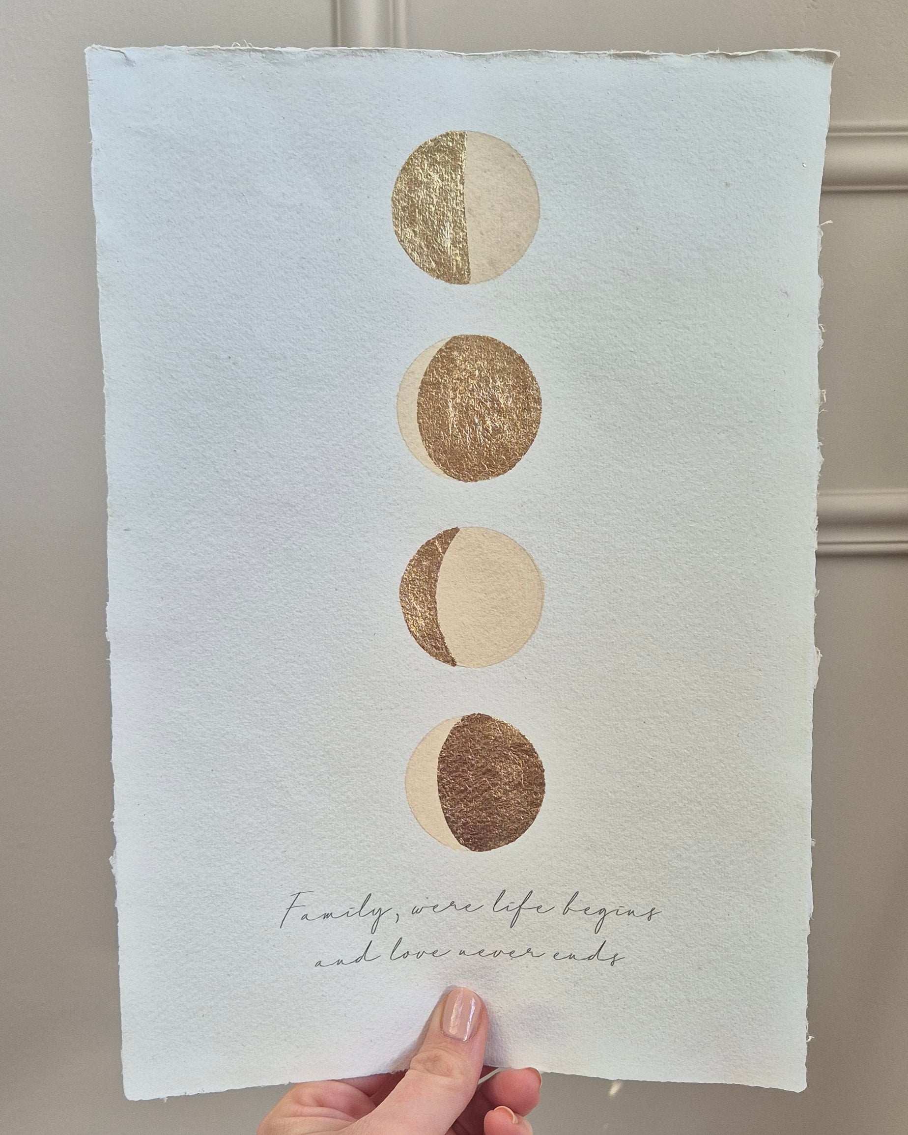 Maanstandposter - Familie