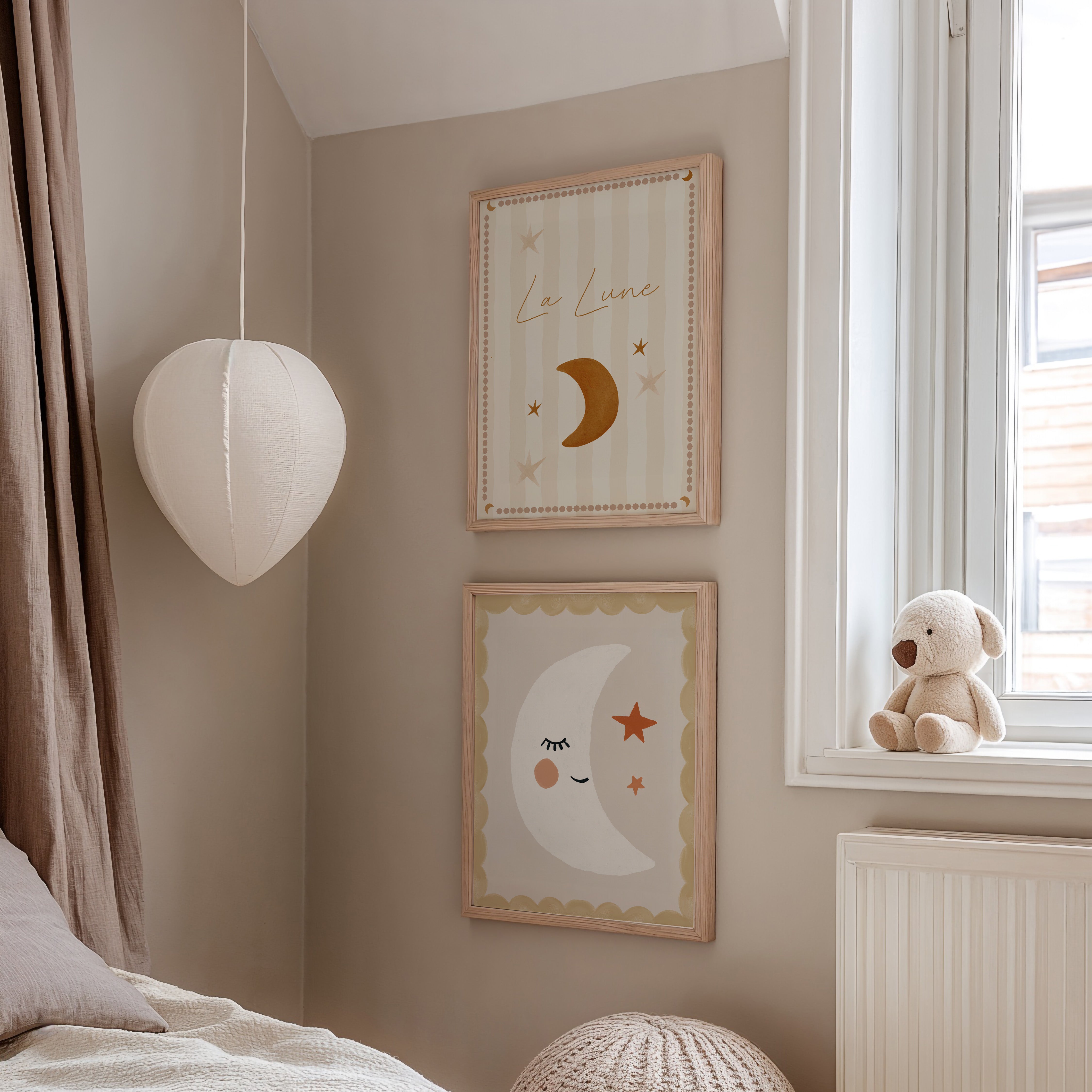 Children's room print - La Lune