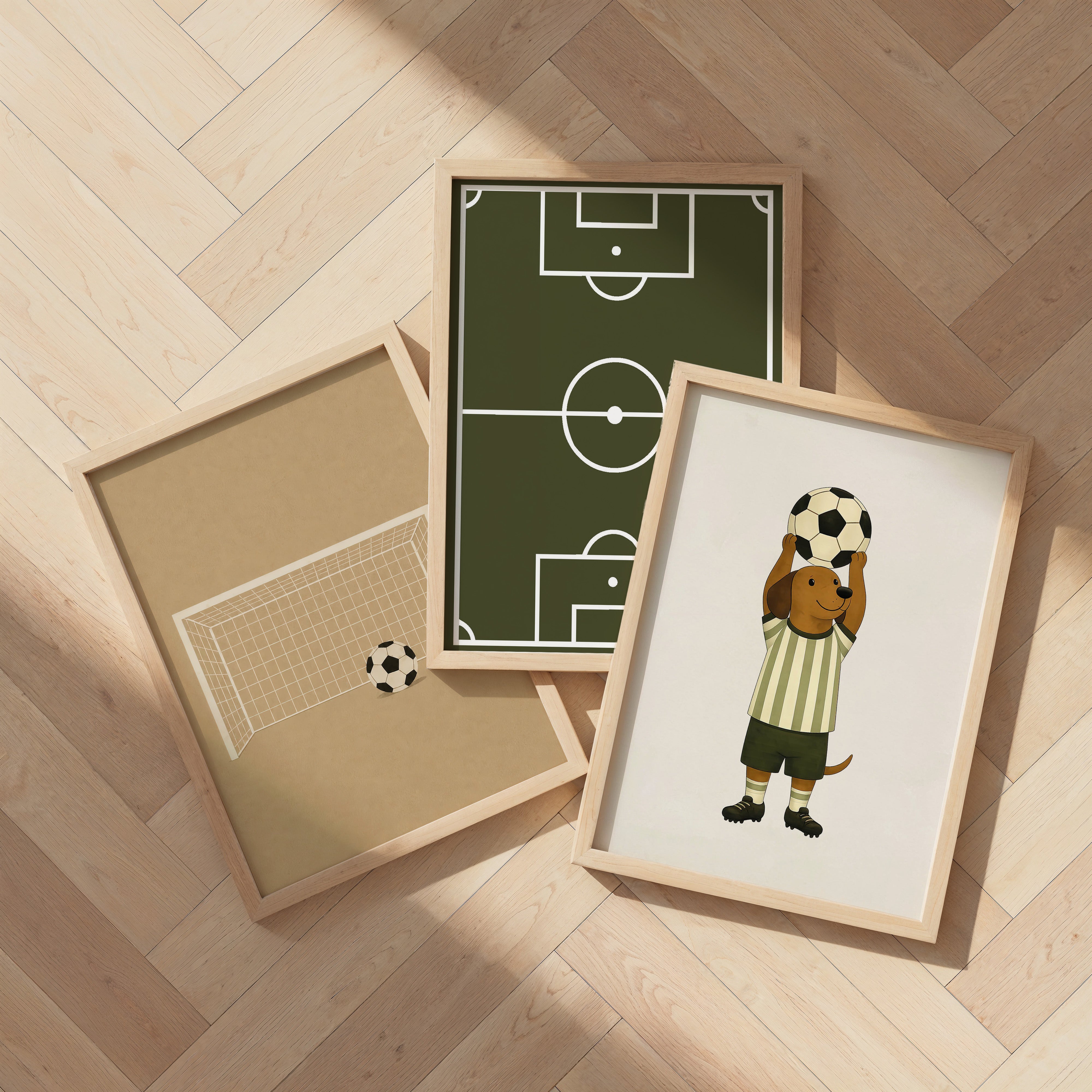 Kinderkamer poster - Voetbalgoal
