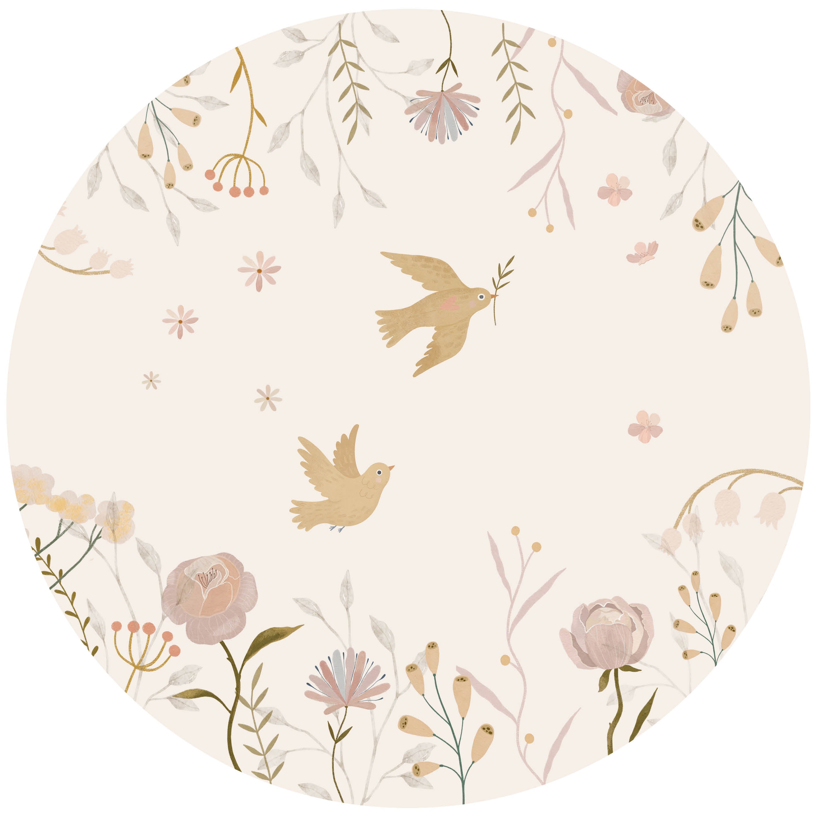 Wallpaper Circle - Garden Lullaby