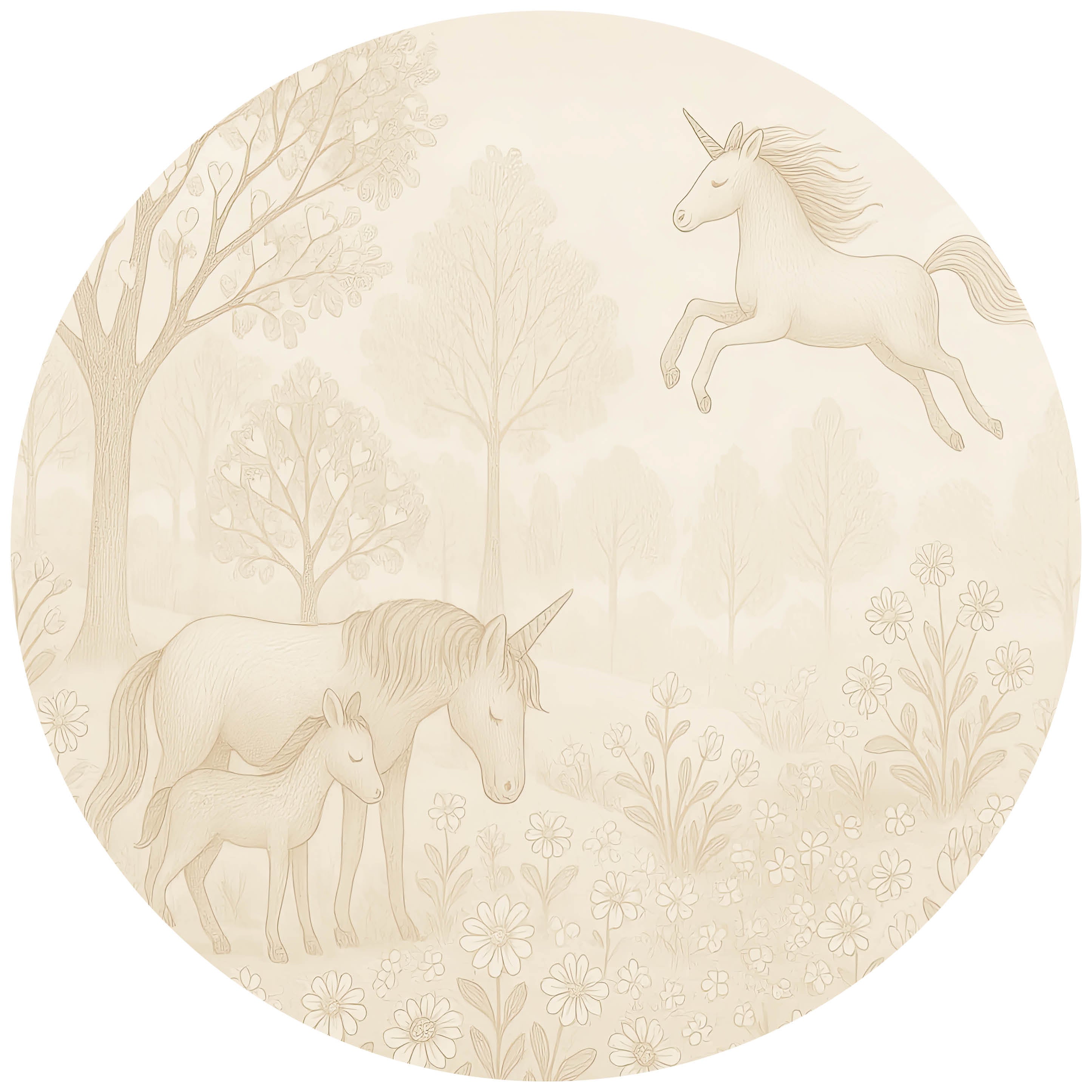 Wallpaper Circle - Unicorns