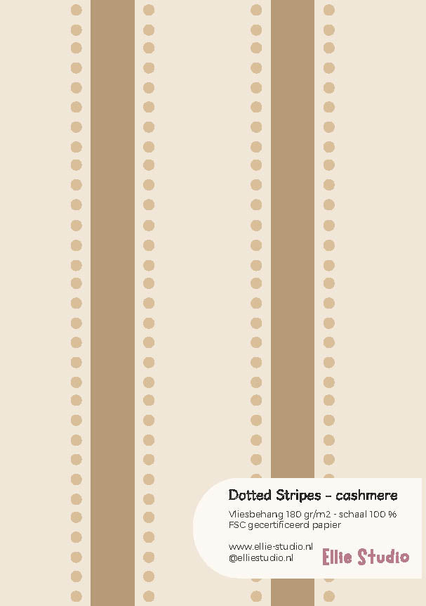 Wallpaper sample Wavy Stripes - butter