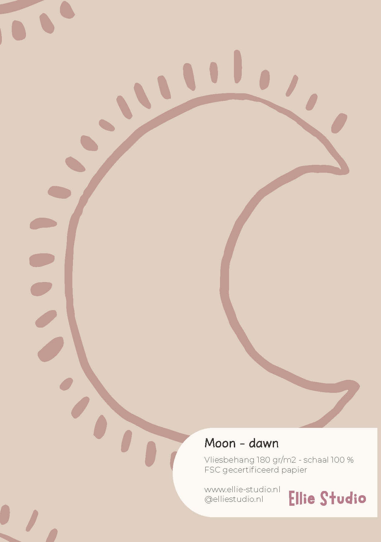 Behangstaal Moon - dawn