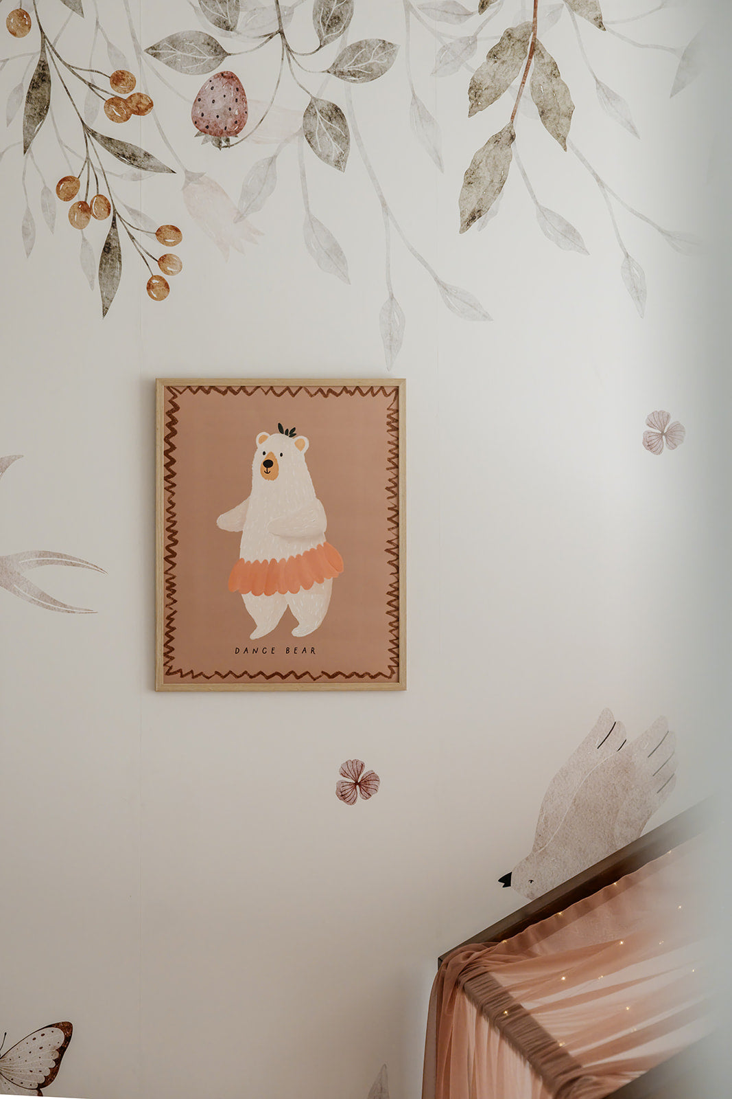 Kinderkamer print - Ballerina beer