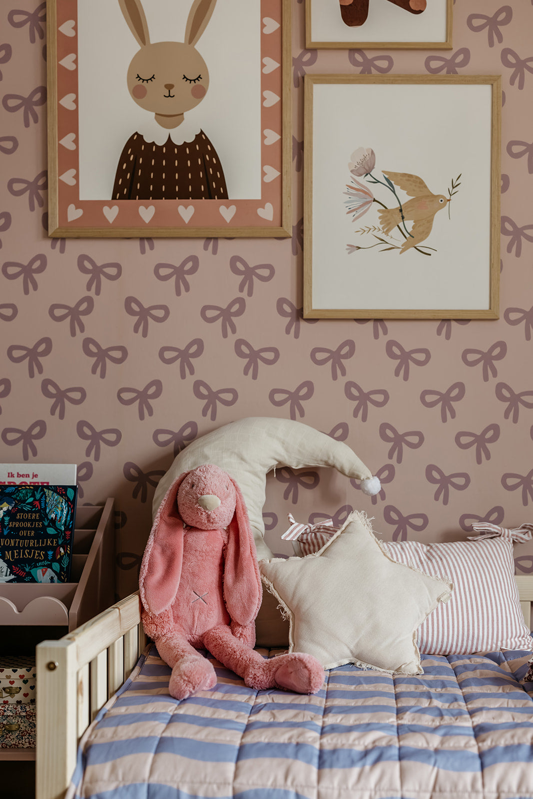 Children's room poster - Sweet bunny | pink