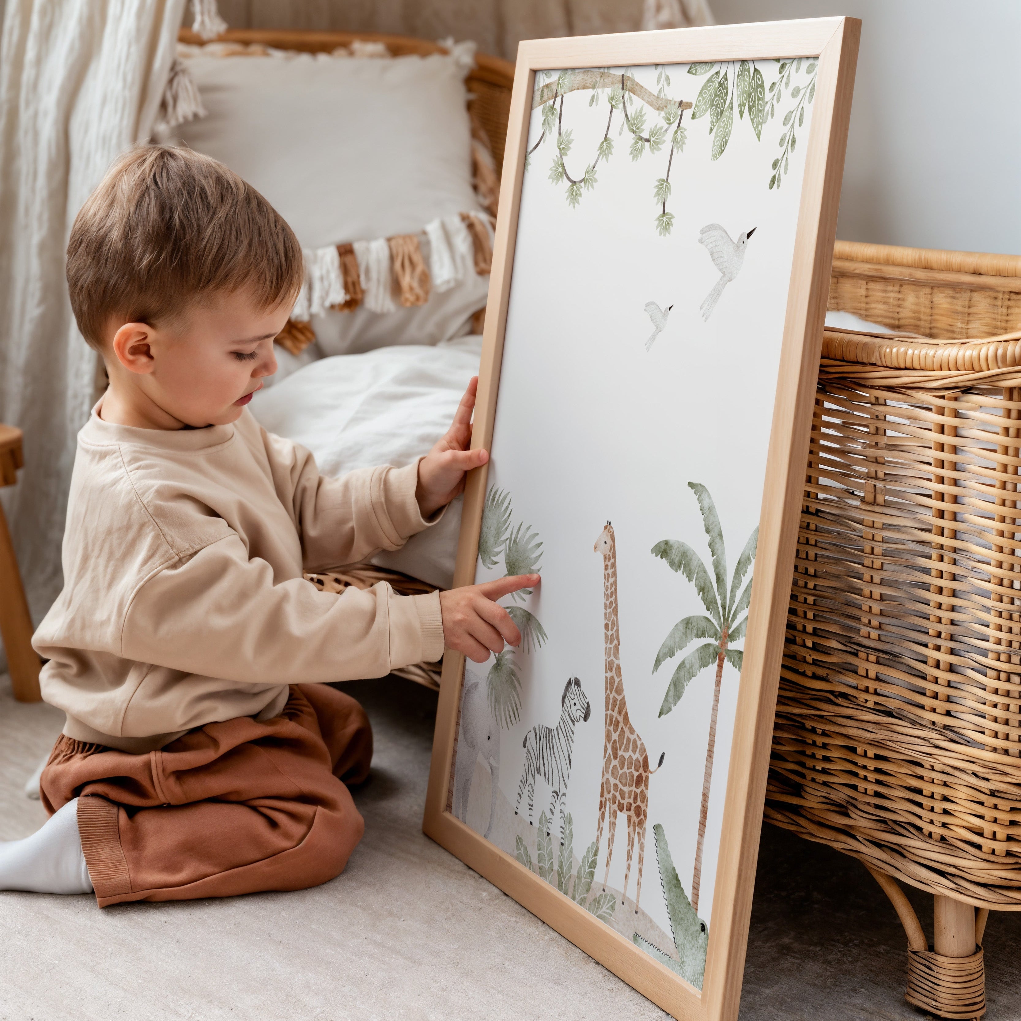 Children's room poster - Safari animals | Safari Dreams