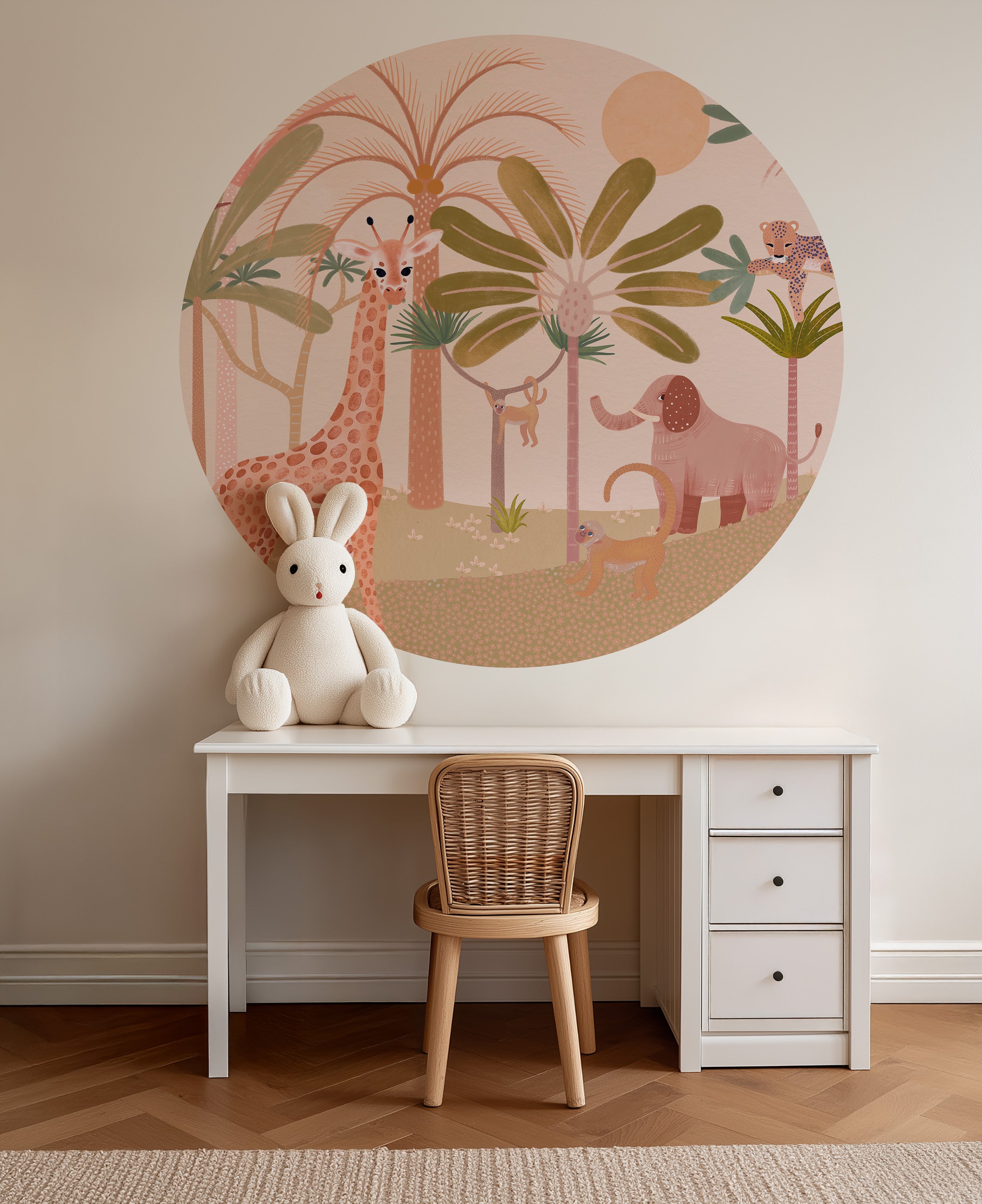 Behangcirkel - Africa Blossom