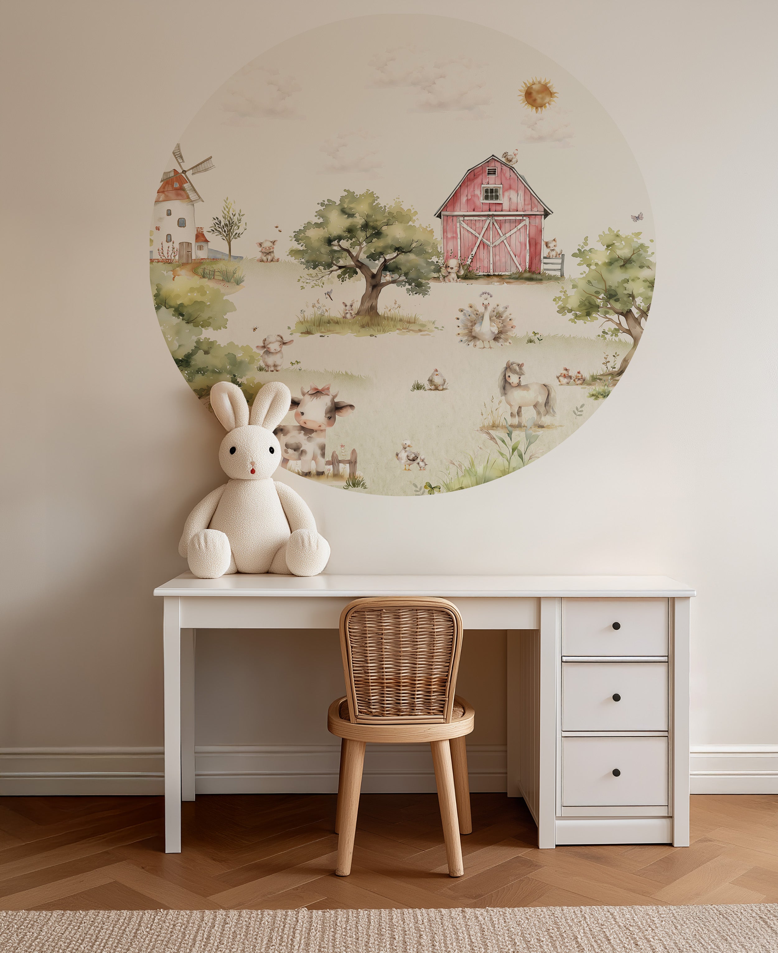 Wallpaper circle - Farm