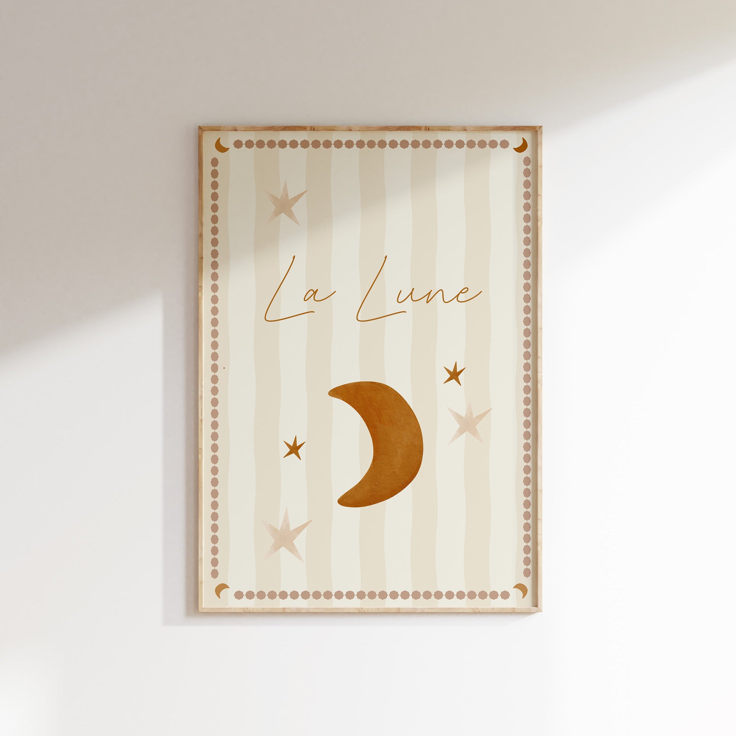 Children's room print - La Lune