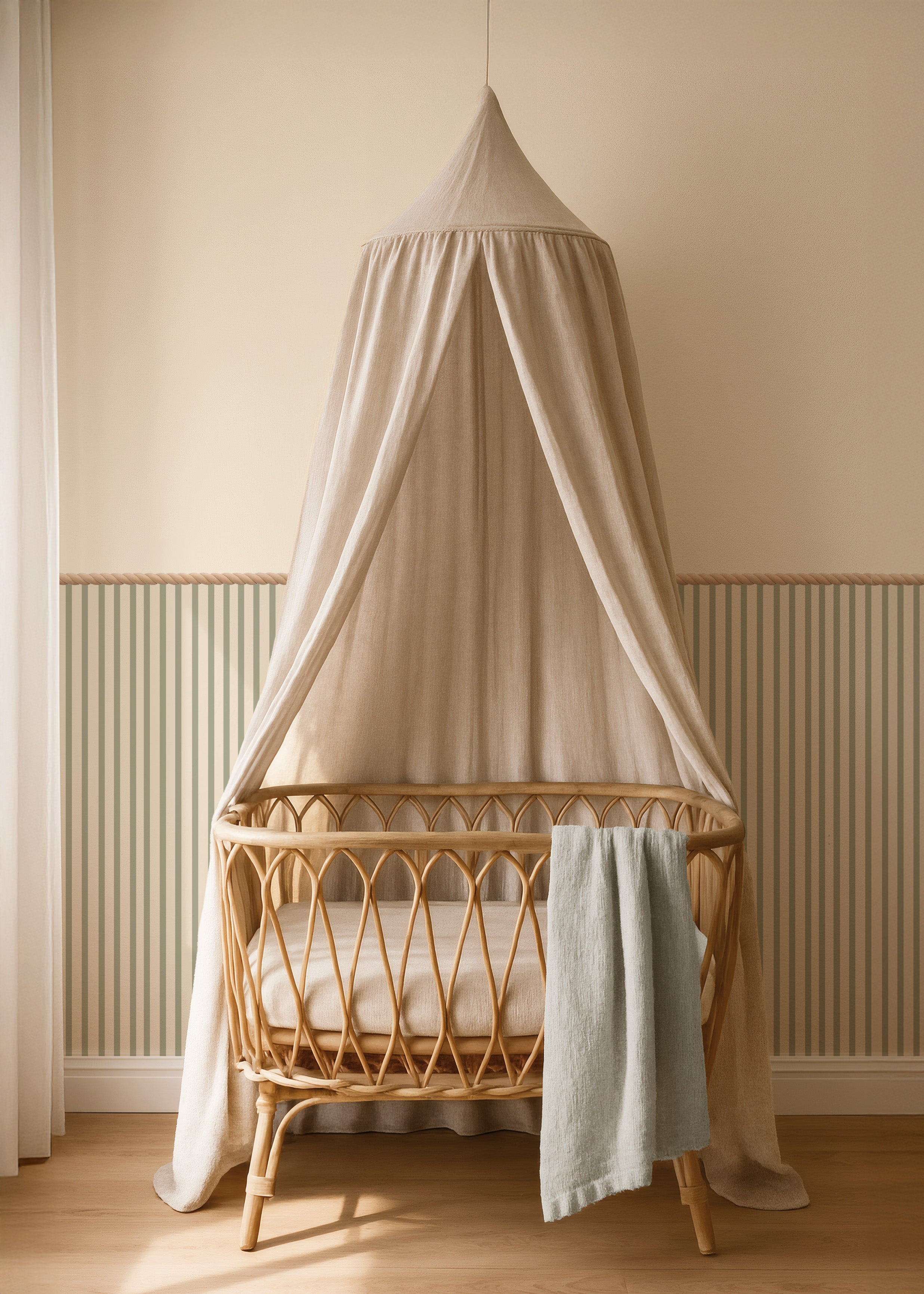 Behang Stripes - sage