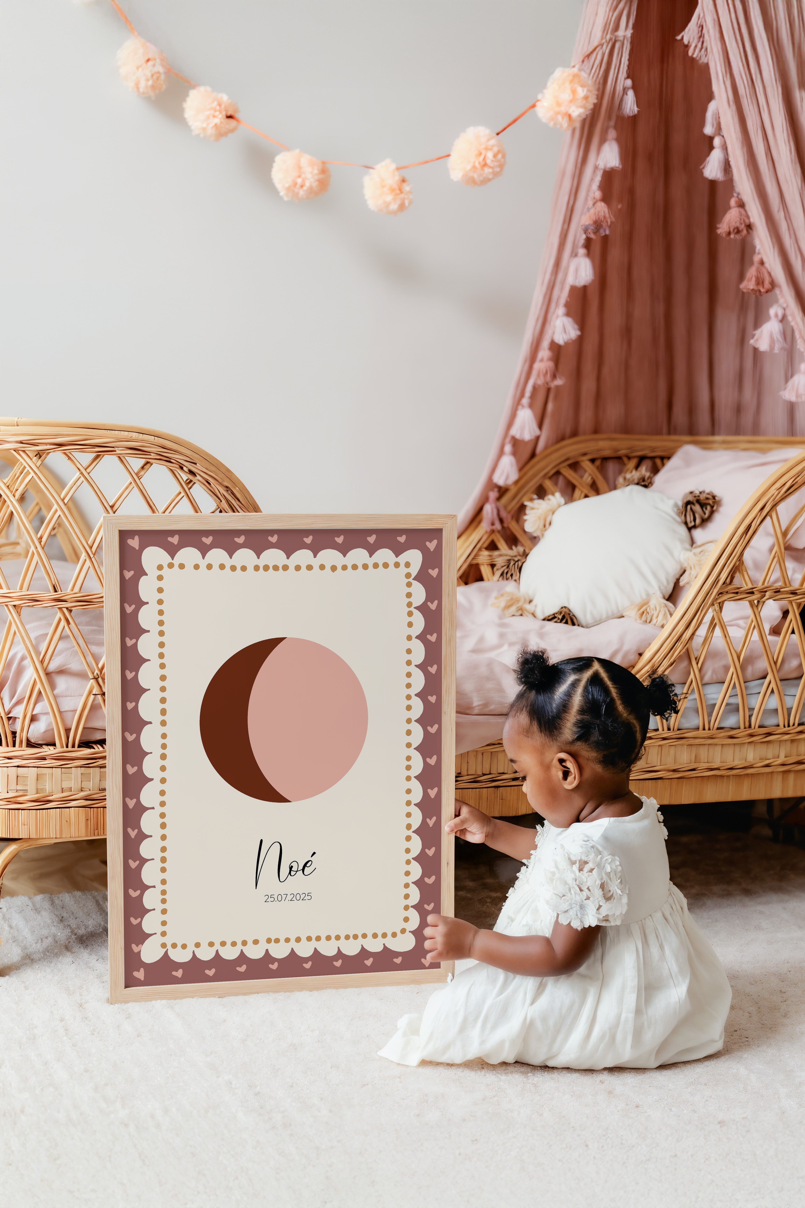 Maanstand poster - Sweet Hearts