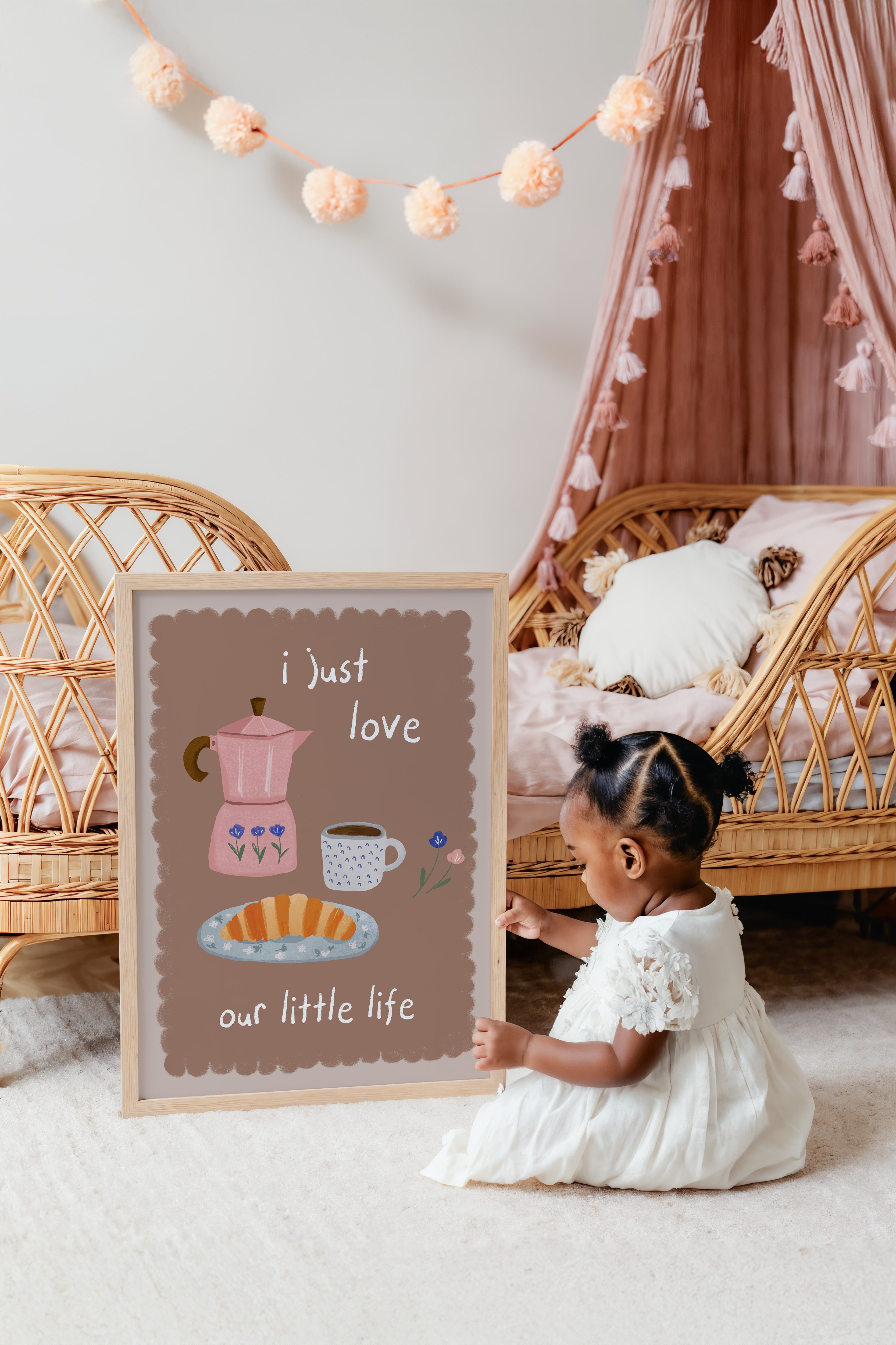 Nursery print - I Just Love Our Little Life