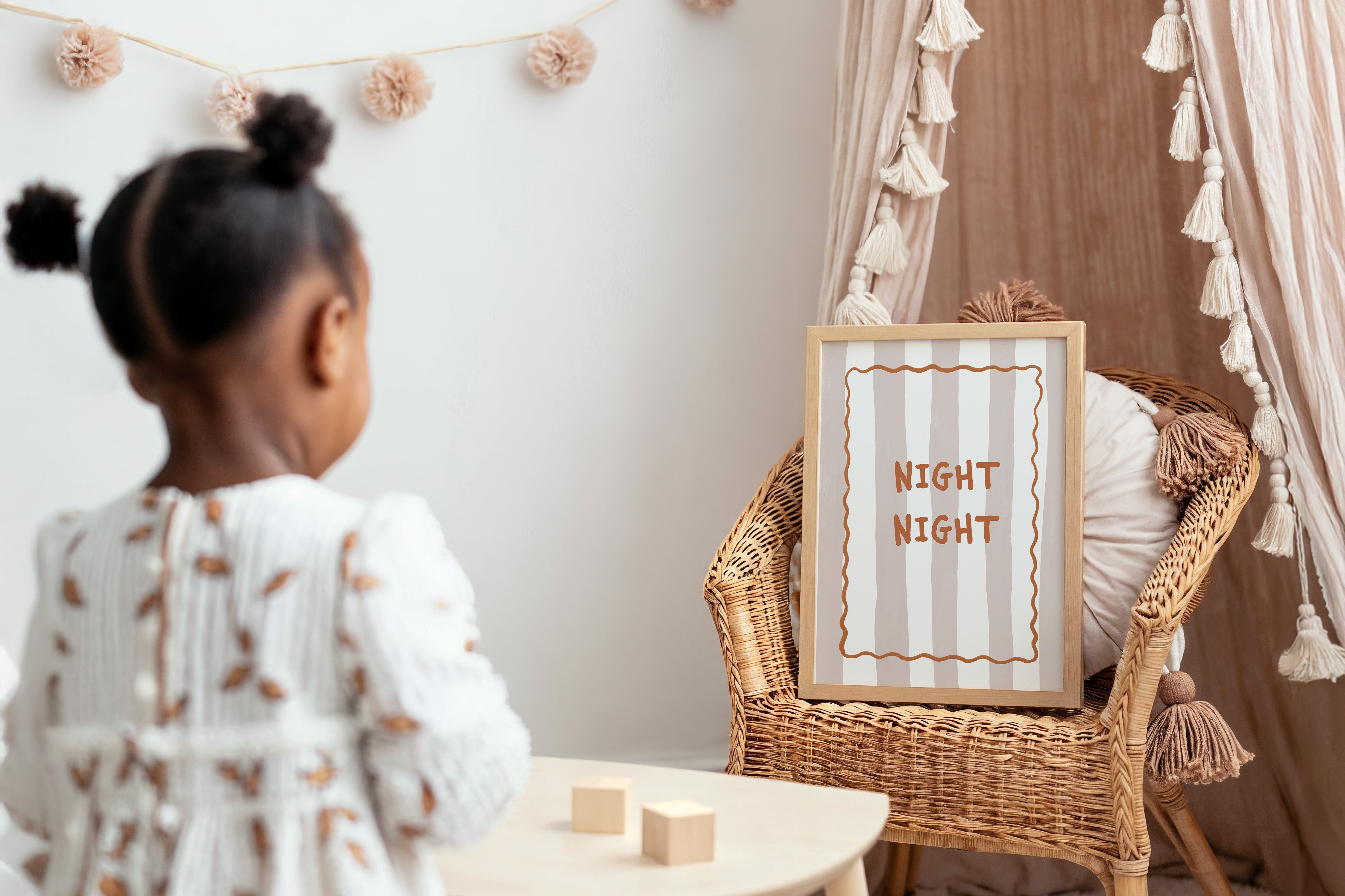 Children's room print - Night Night