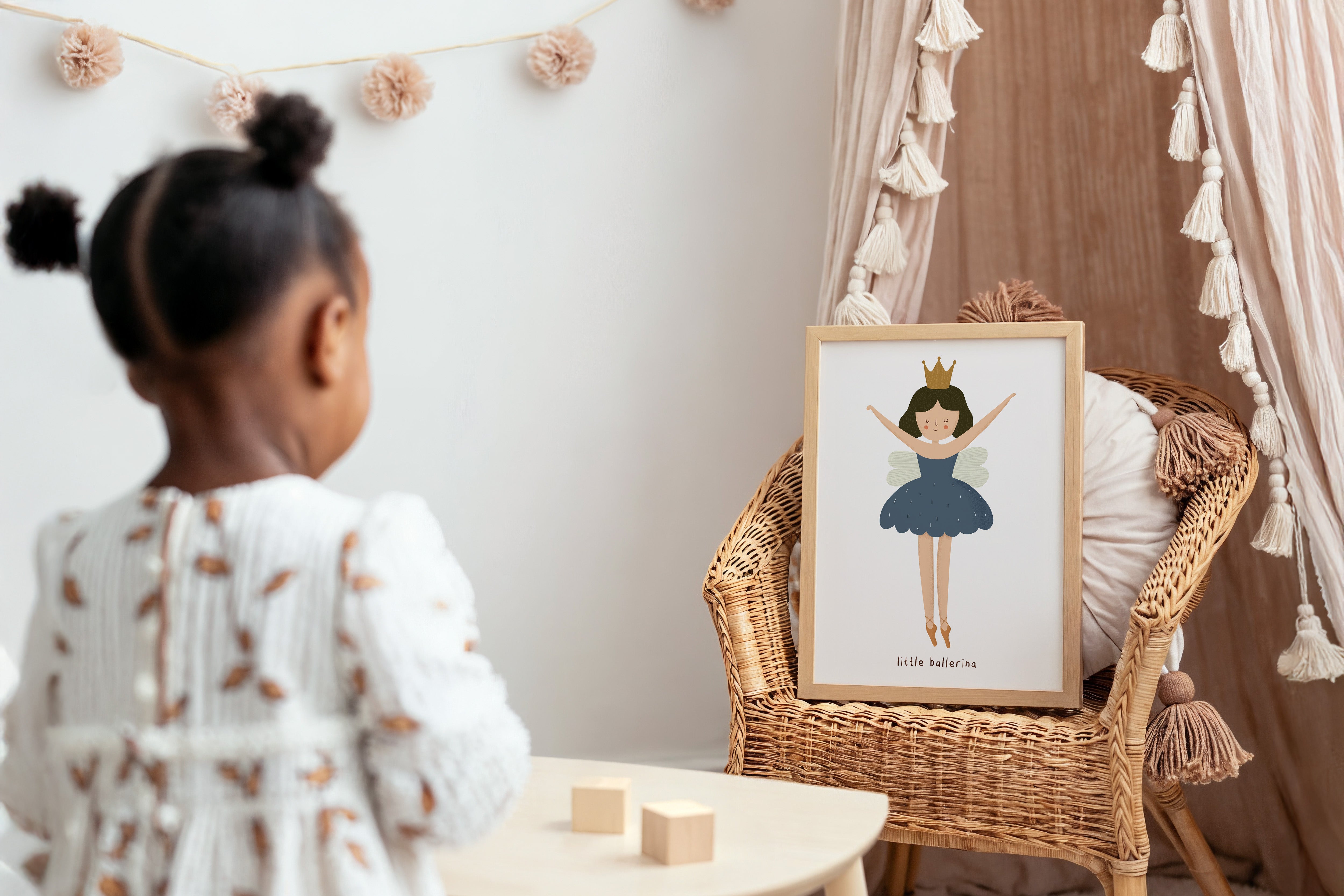 Children's room print - Little ballerina