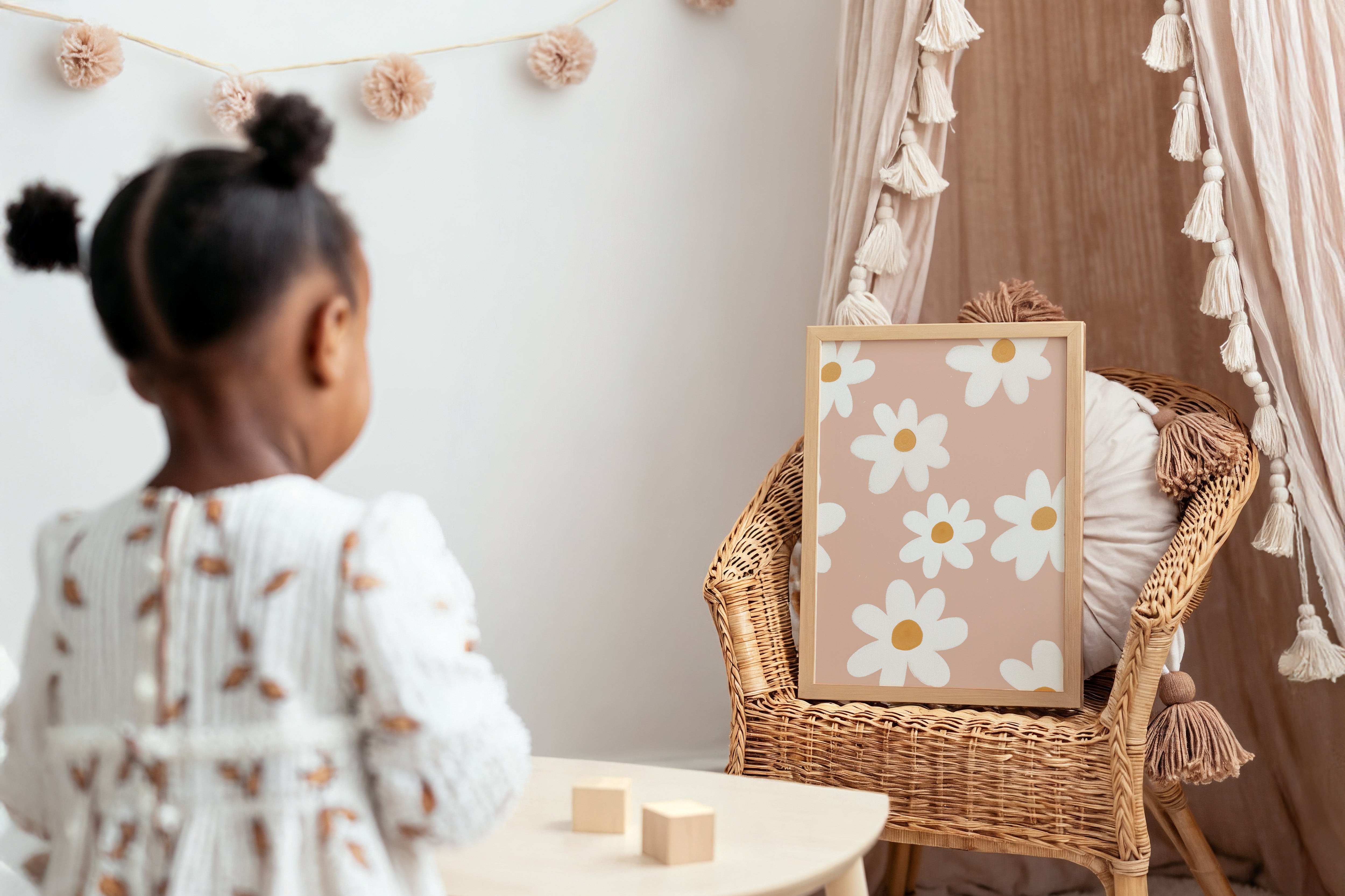 Nursery print - Daisies