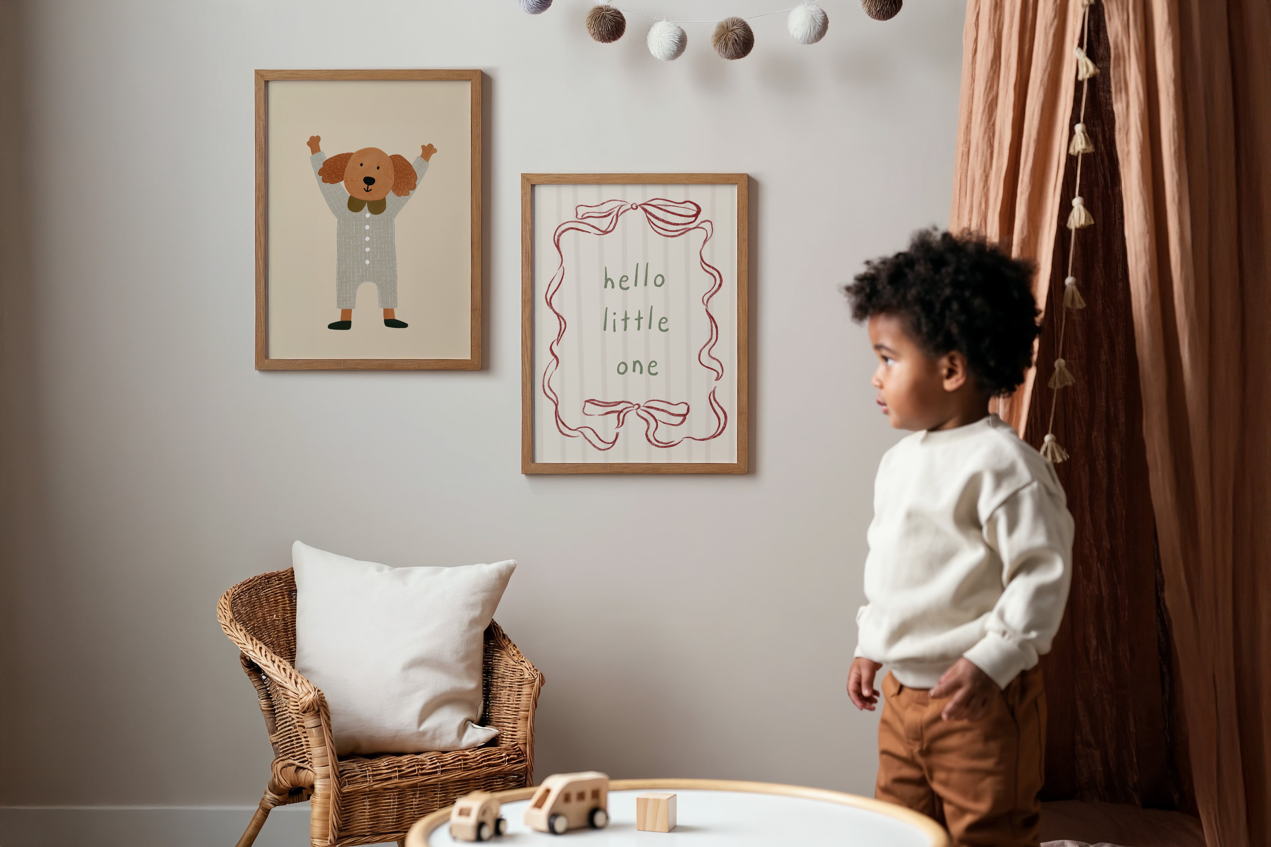 Kinderkamer print - Hello little one