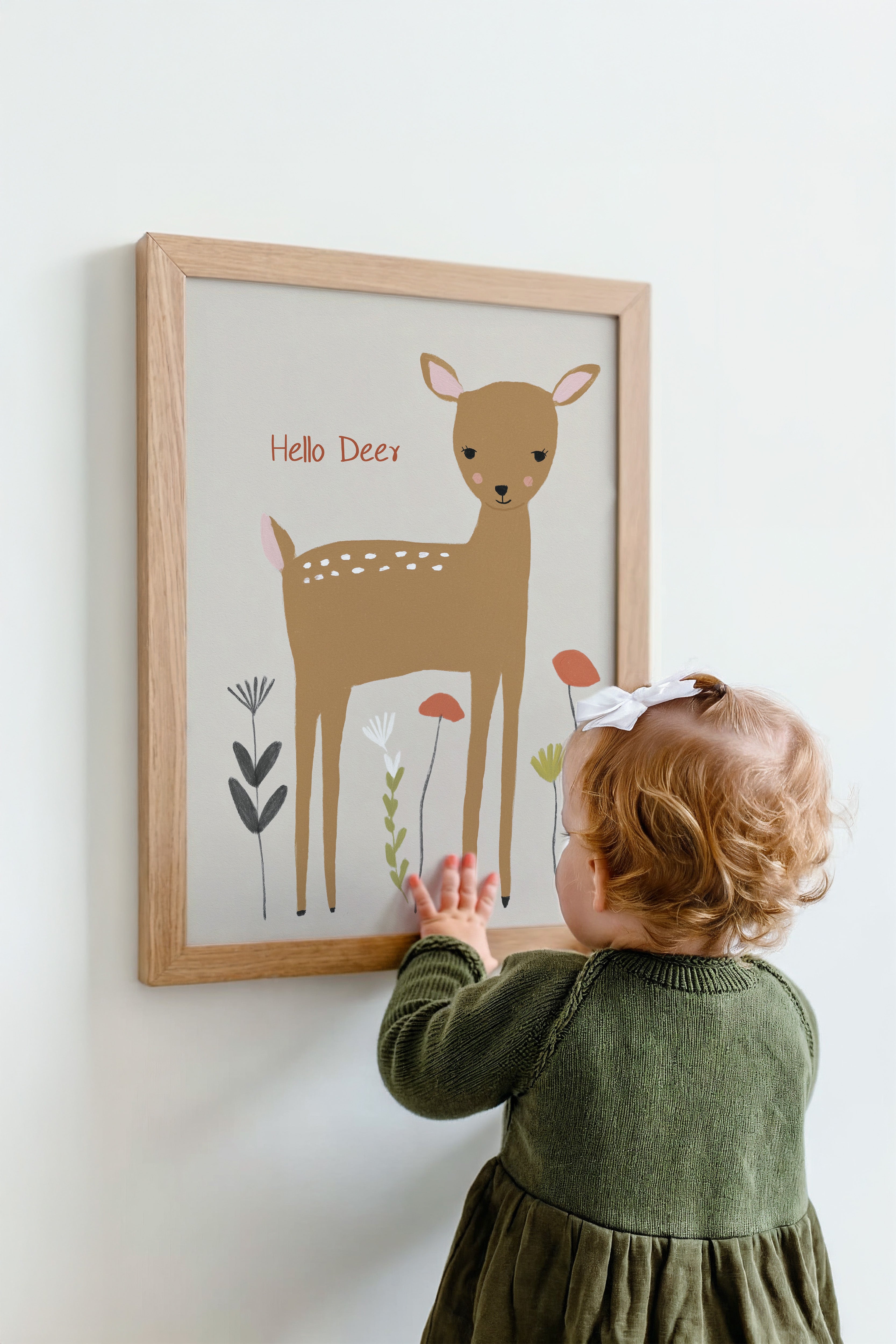 Nursery print - Hello Deer