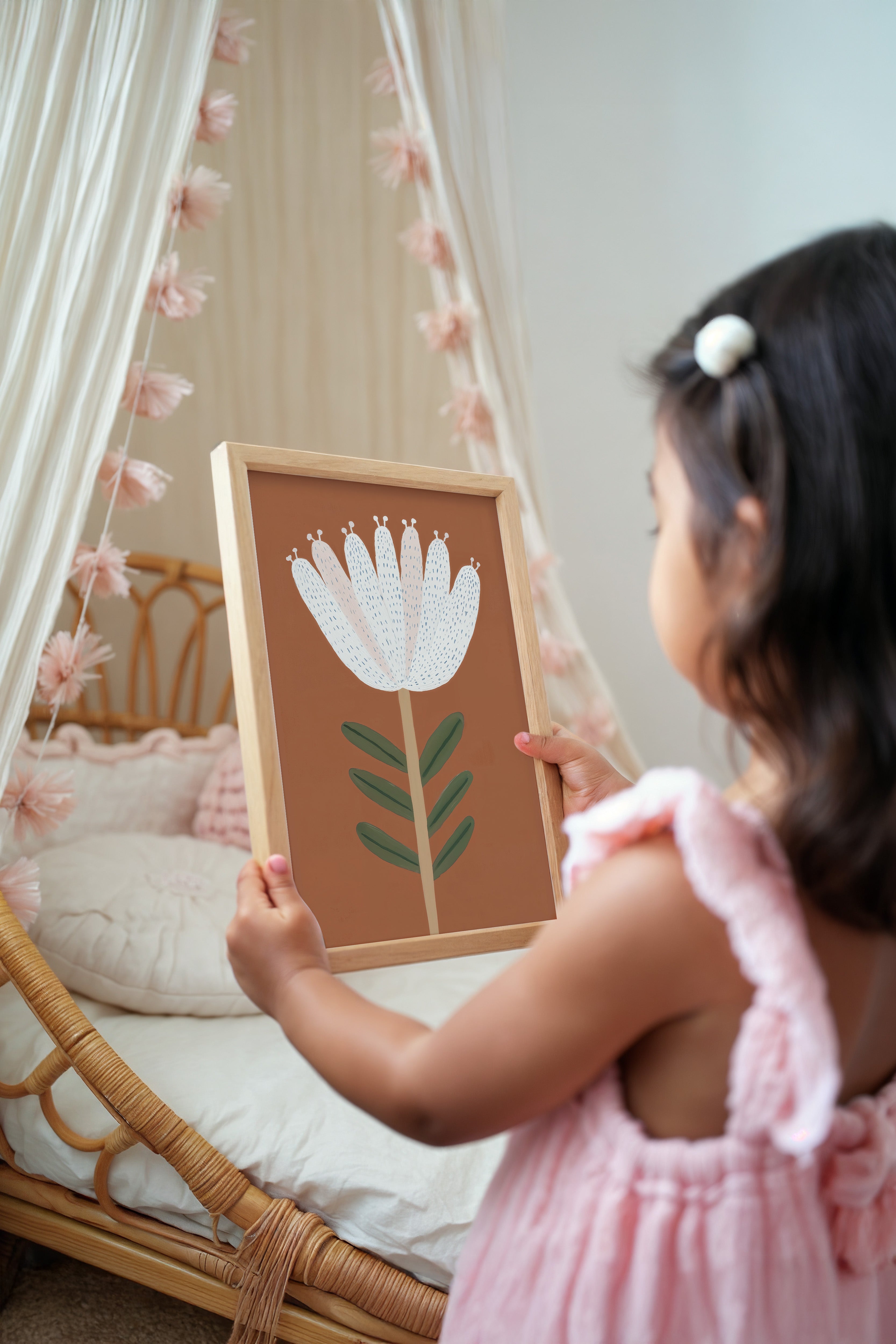 Nursery print - Abstract flower