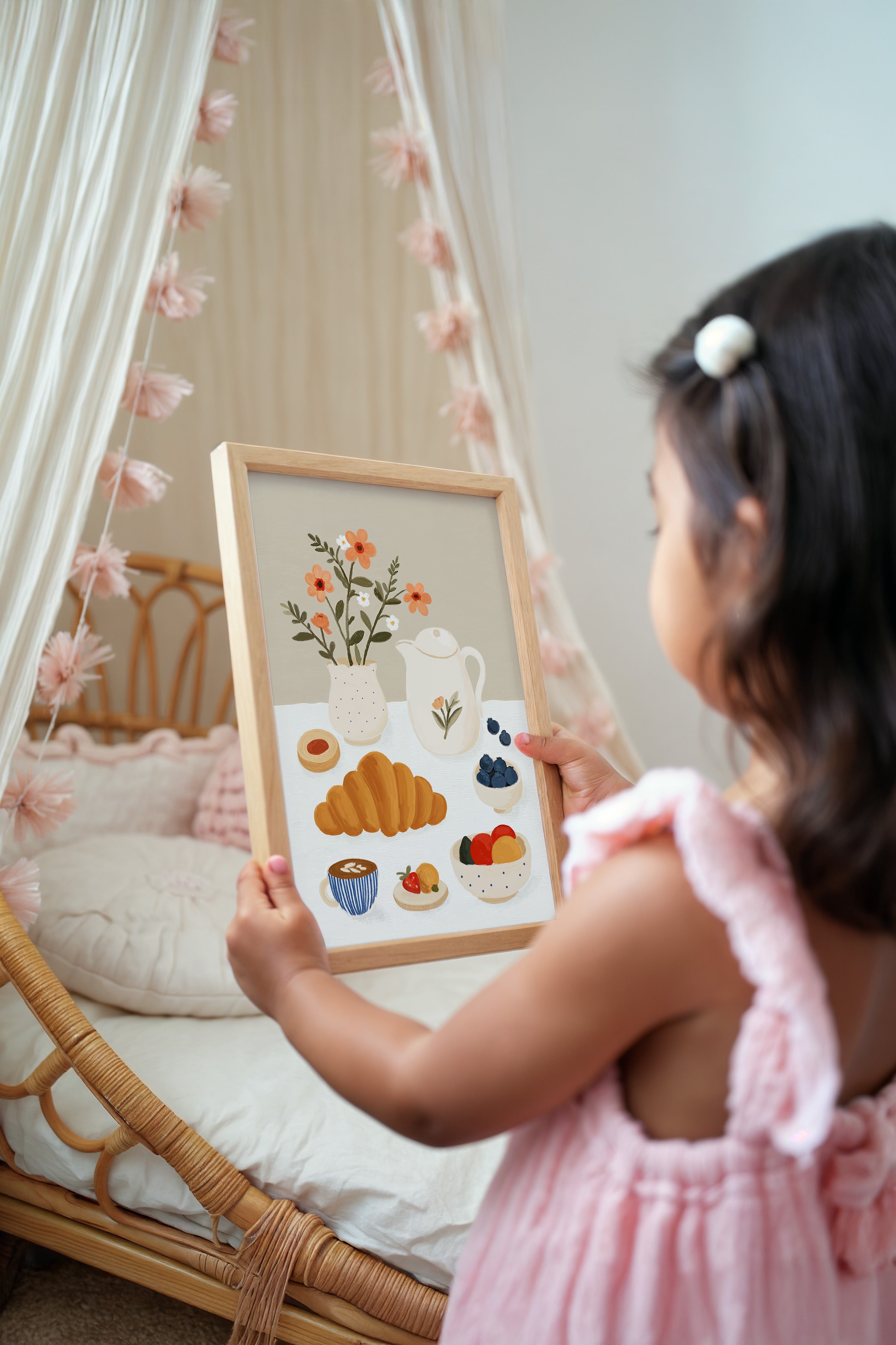 Children's room print - Cozy breakfast