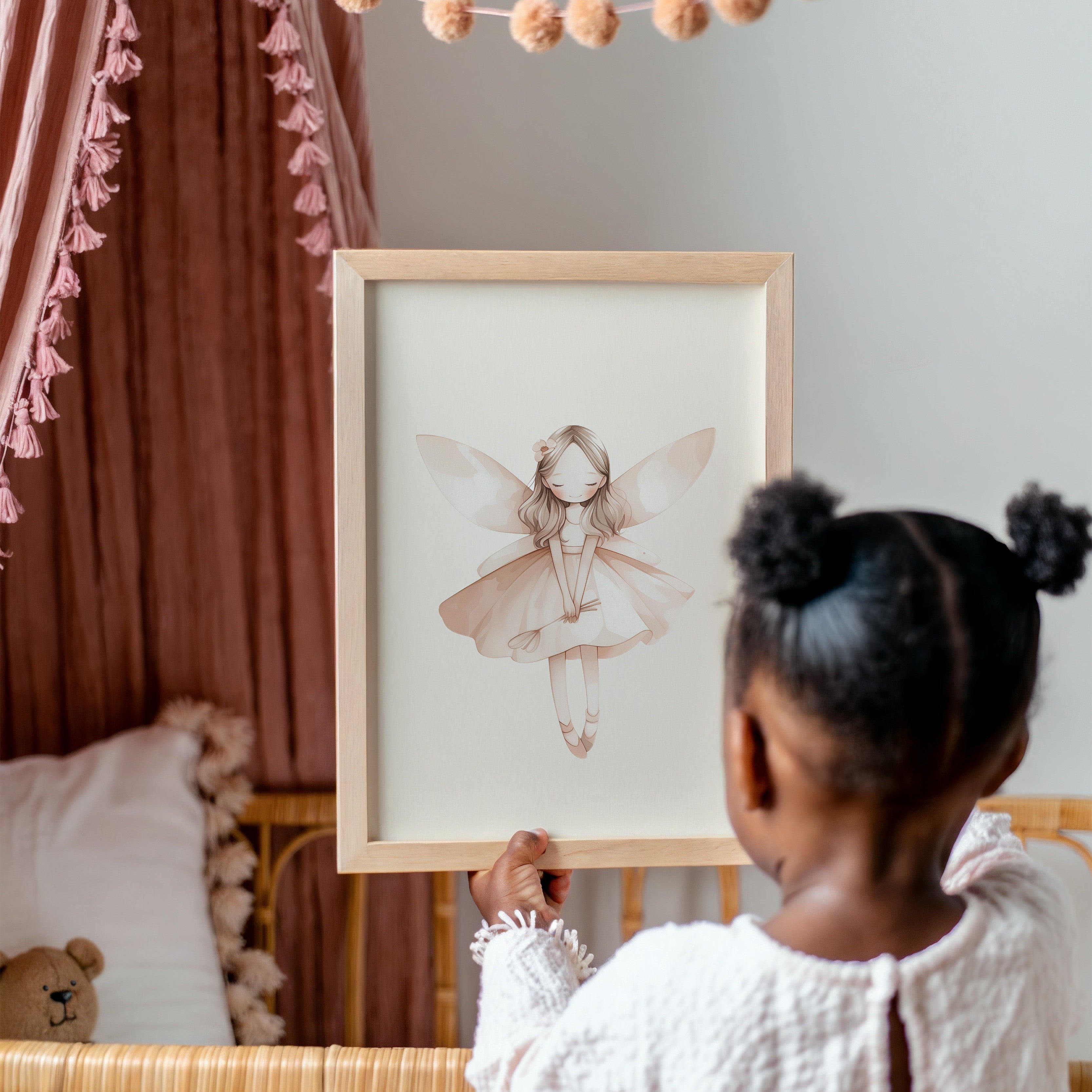 Kinderkamer poster - Fee blond | Unicorns & Feeën