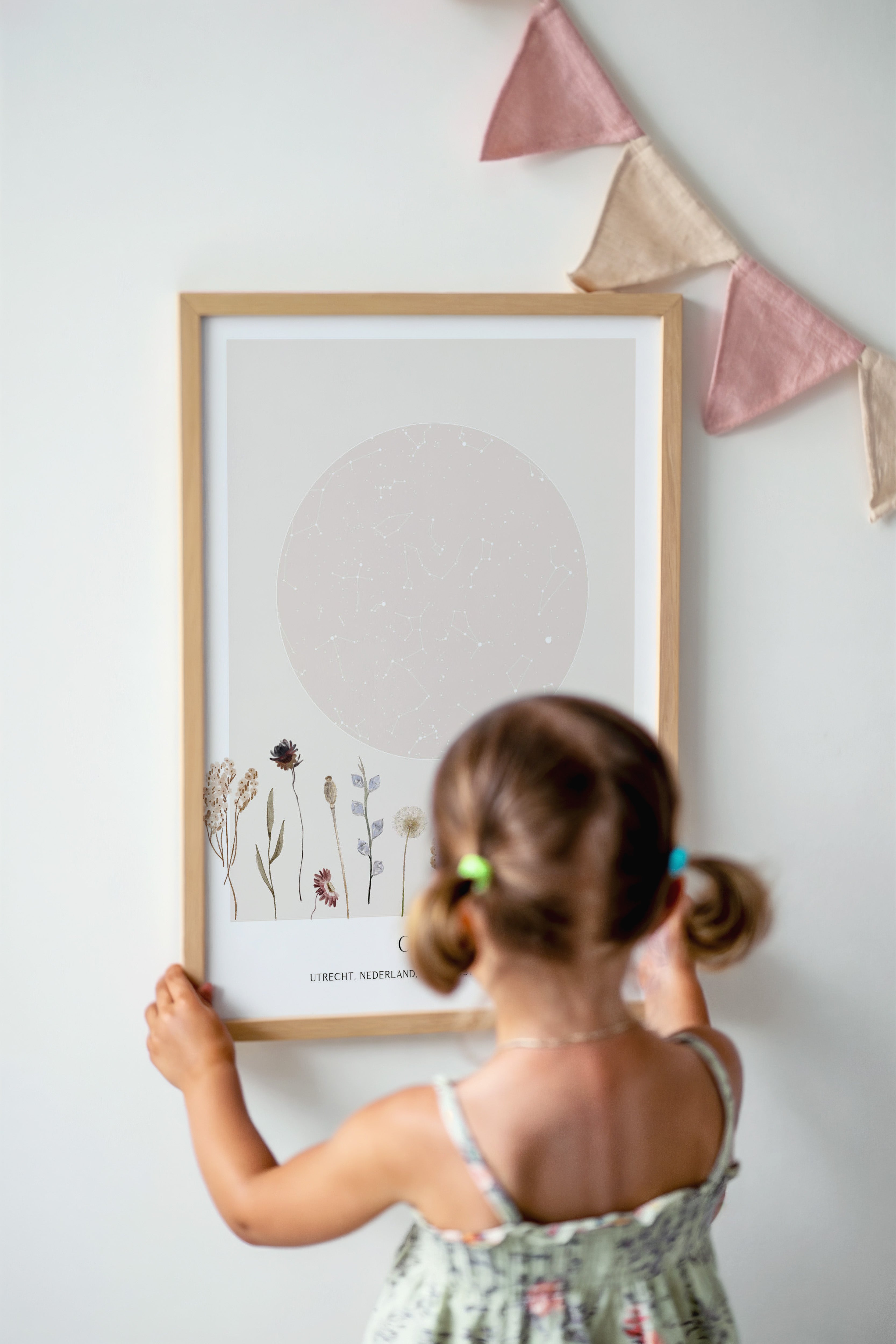 Starry sky poster | Wildflowers