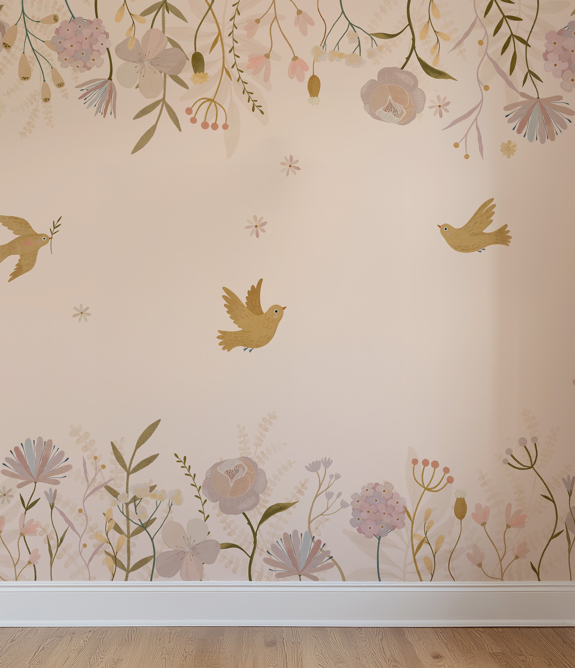 Collage behang Garden Lullaby