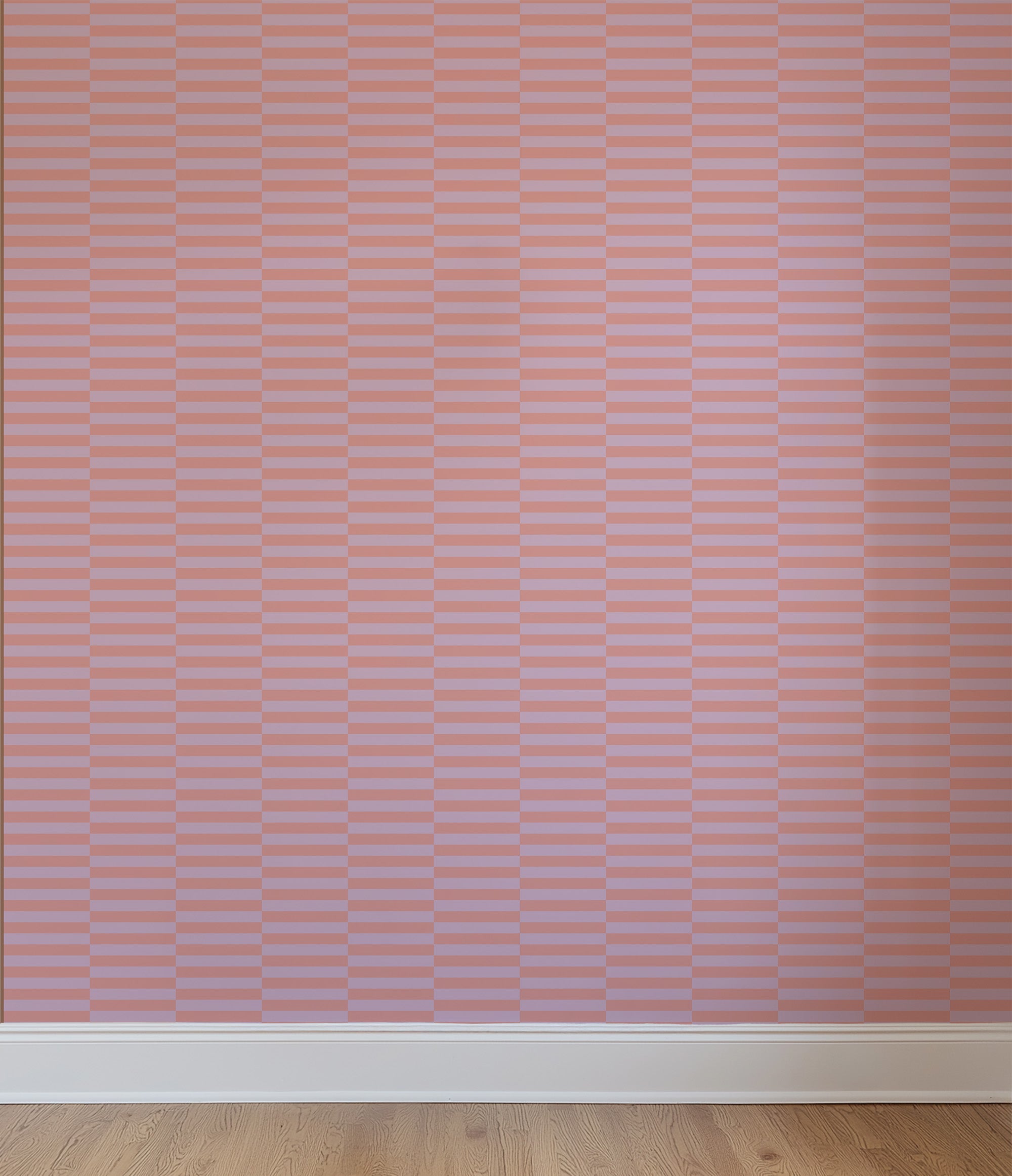 Behang Cheeky Checks - lilac pink